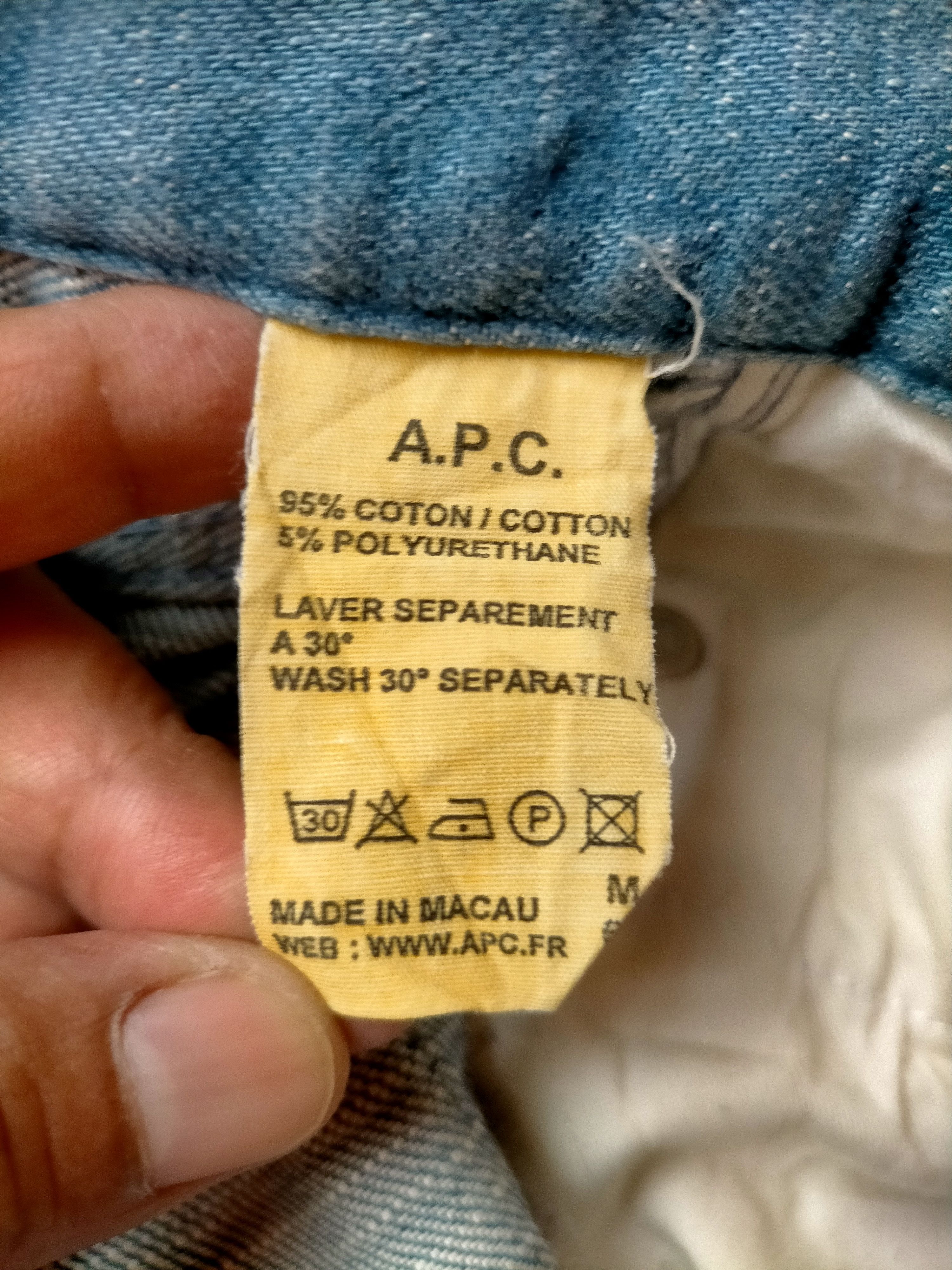 A.P.C. A.P.C Distressed denim pants Size US 33 - 9 Thumbnail