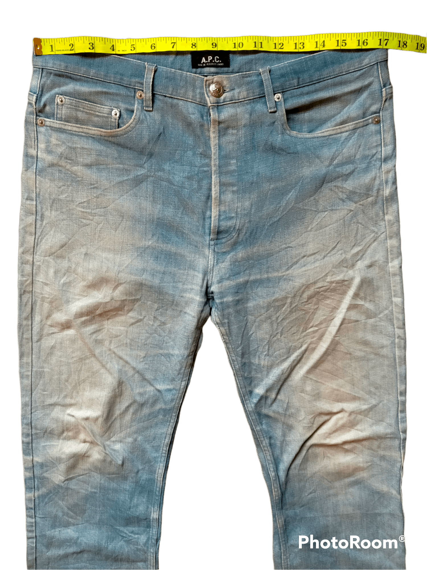 A.P.C. A.P.C Distressed denim pants Size US 33 - 10 Thumbnail