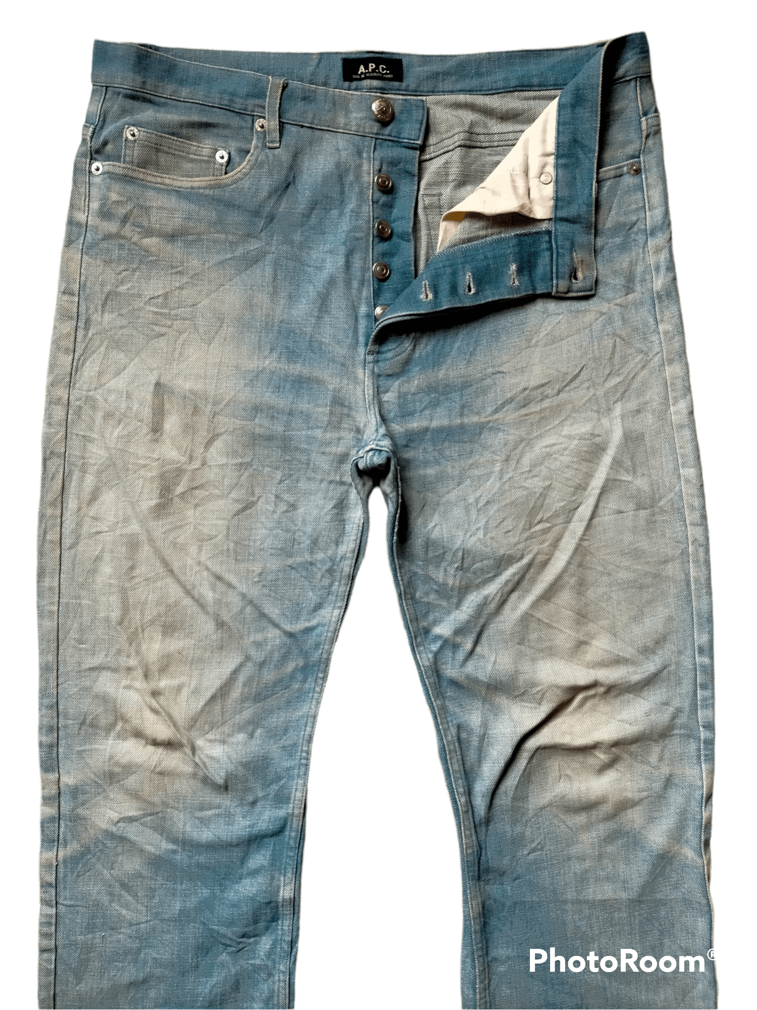 A.P.C. A.P.C Distressed denim pants Size US 33 - 3 Thumbnail