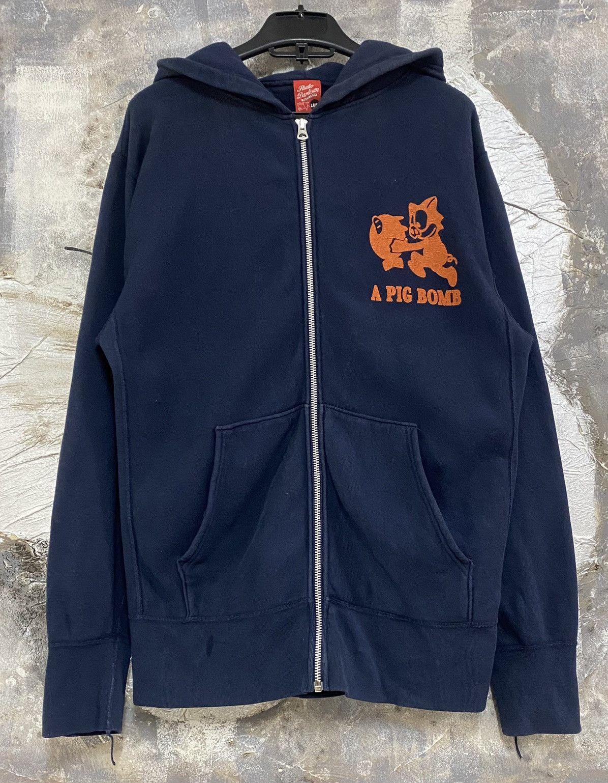 Japanese Brand Studio D’artisan A Pig Bomb Zipper Hoodie Size US L / EU 52-54 / 3 - 1 Thumbnail