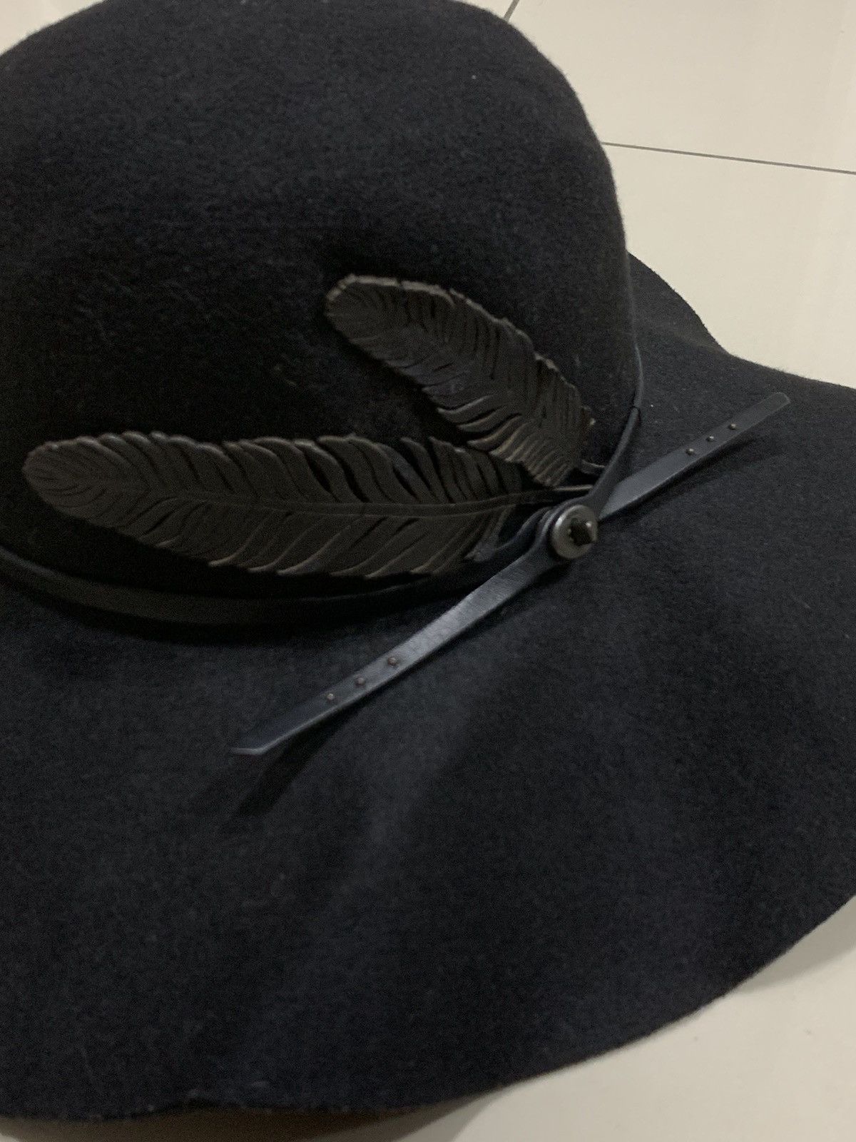 Coach COACH WIDE BRIM WOOL FEDORA HAT Size ONE SIZE - 4 Thumbnail