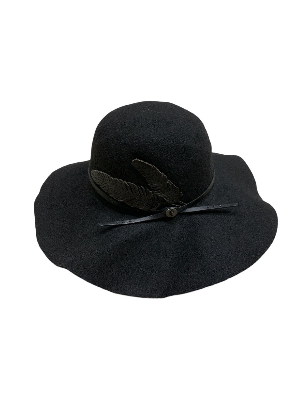 Coach COACH WIDE BRIM WOOL FEDORA HAT Size ONE SIZE - 1 Thumbnail
