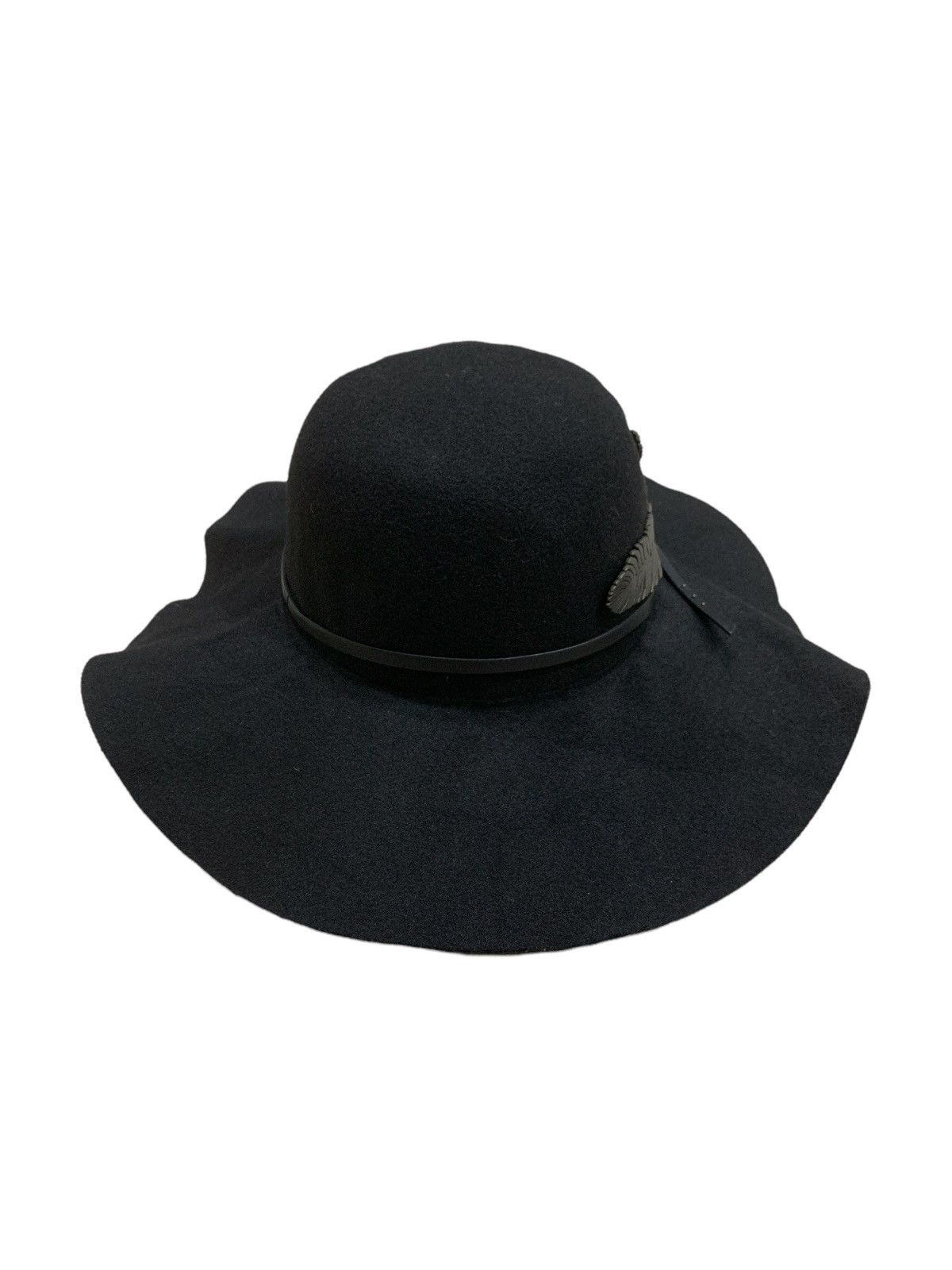 Coach COACH WIDE BRIM WOOL FEDORA HAT Size ONE SIZE - 3 Thumbnail