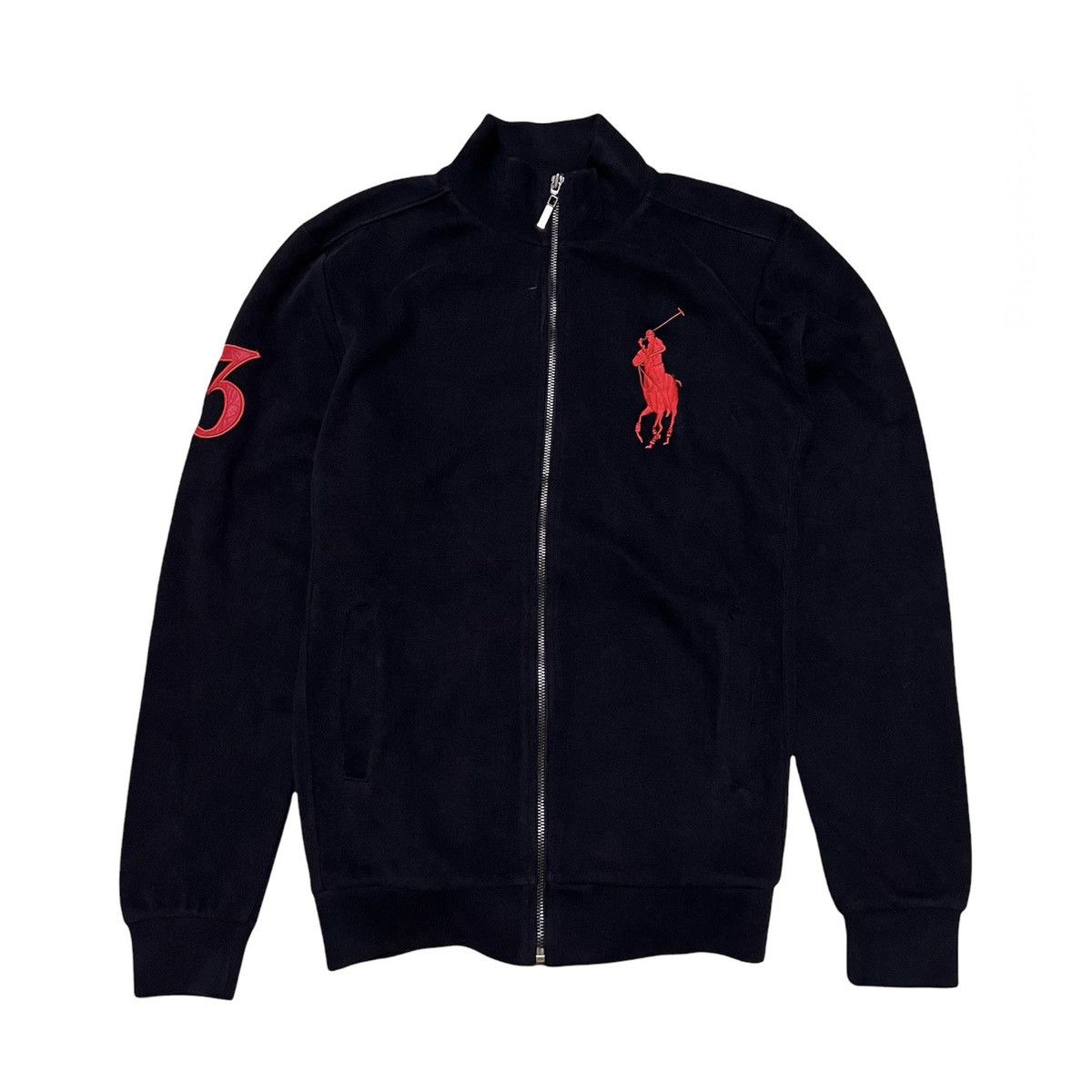 Polo Ralph Lauren Polo Ralph Lauren Big Logo Zipper Sweater Size US L / EU 52-54 / 3 - 1 Thumbnail