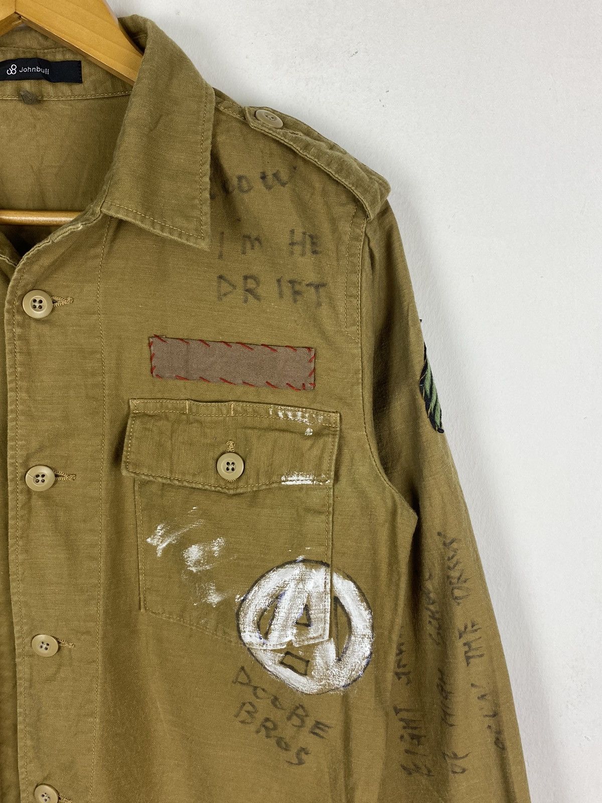 Japanese Brand × Johnbull John Bull Button Ups Long Sleeve World War II Design Shirt Size US L / EU 52-54 / 3 - 8 Thumbnail