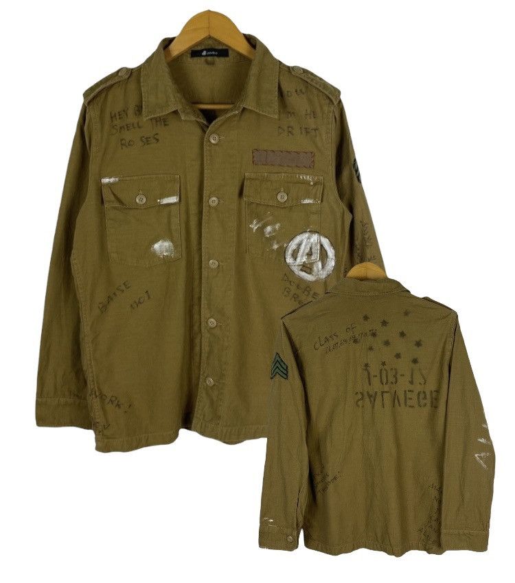Japanese Brand × Johnbull John Bull Button Ups Long Sleeve World War II Design Shirt Size US L / EU 52-54 / 3 - 1 Thumbnail