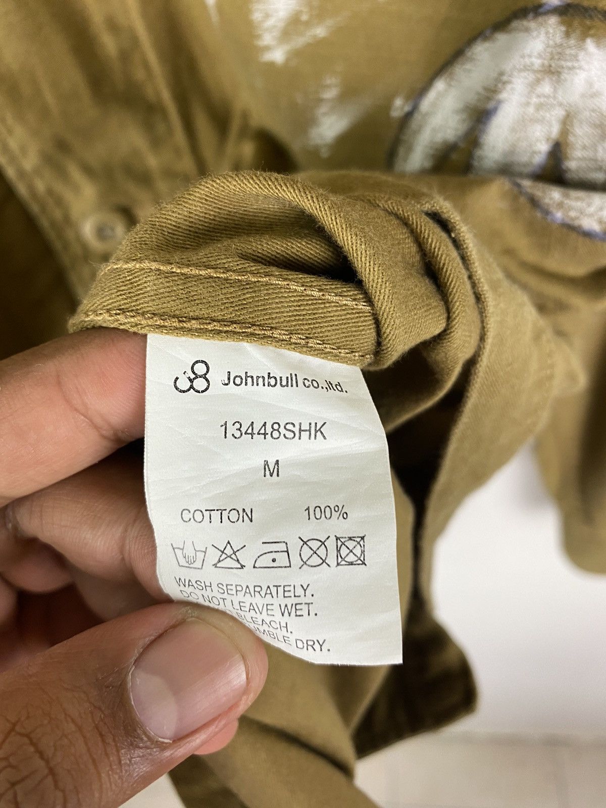 Japanese Brand × Johnbull John Bull Button Ups Long Sleeve World War II Design Shirt Size US L / EU 52-54 / 3 - 16 Thumbnail