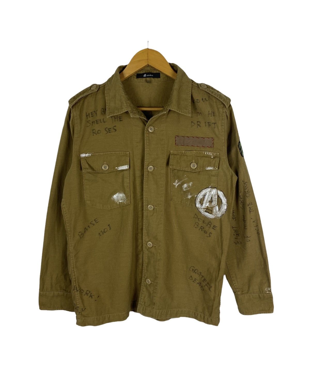 Japanese Brand × Johnbull John Bull Button Ups Long Sleeve World War II Design Shirt Size US L / EU 52-54 / 3 - 2 Thumbnail