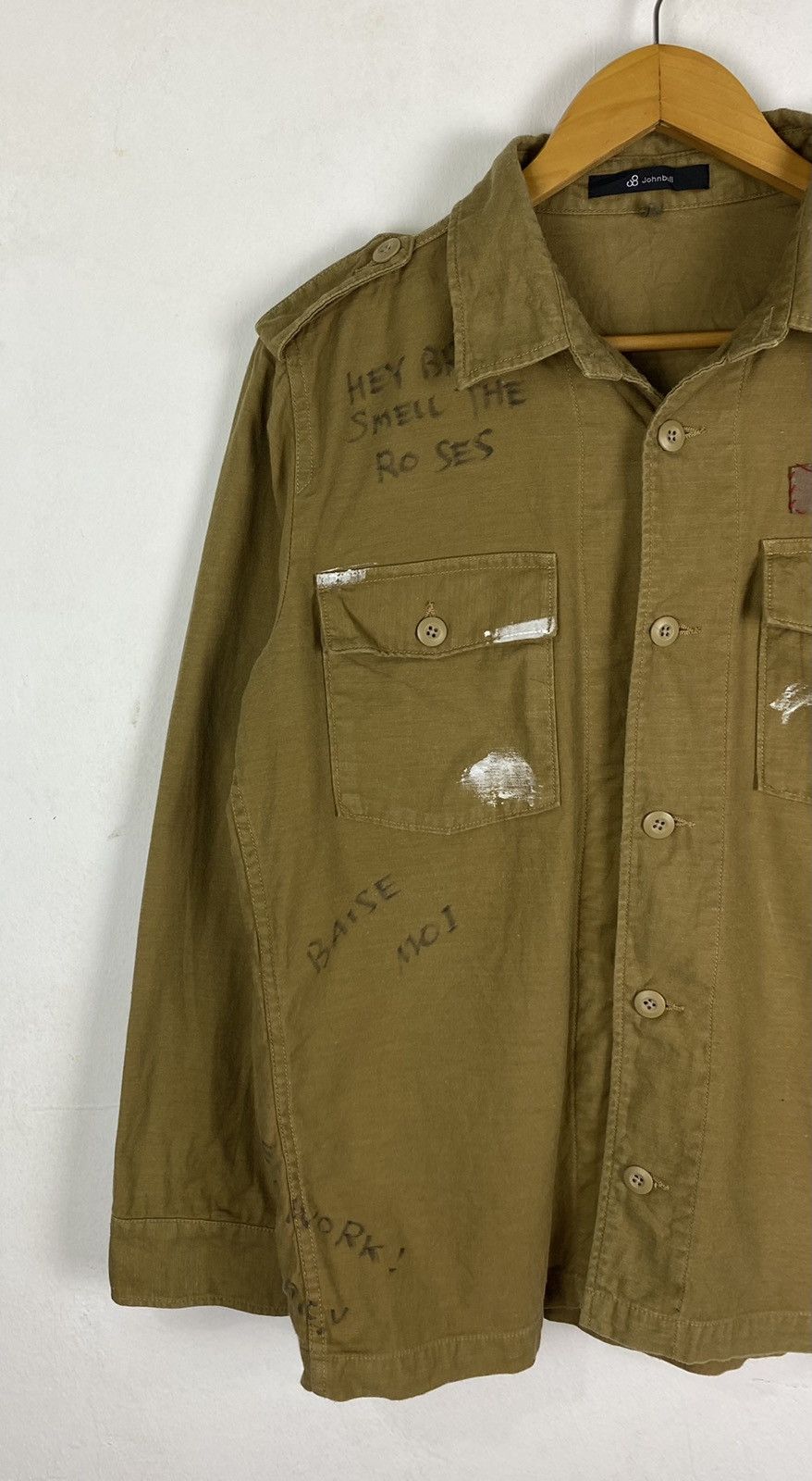 Japanese Brand × Johnbull John Bull Button Ups Long Sleeve World War II Design Shirt Size US L / EU 52-54 / 3 - 4 Thumbnail
