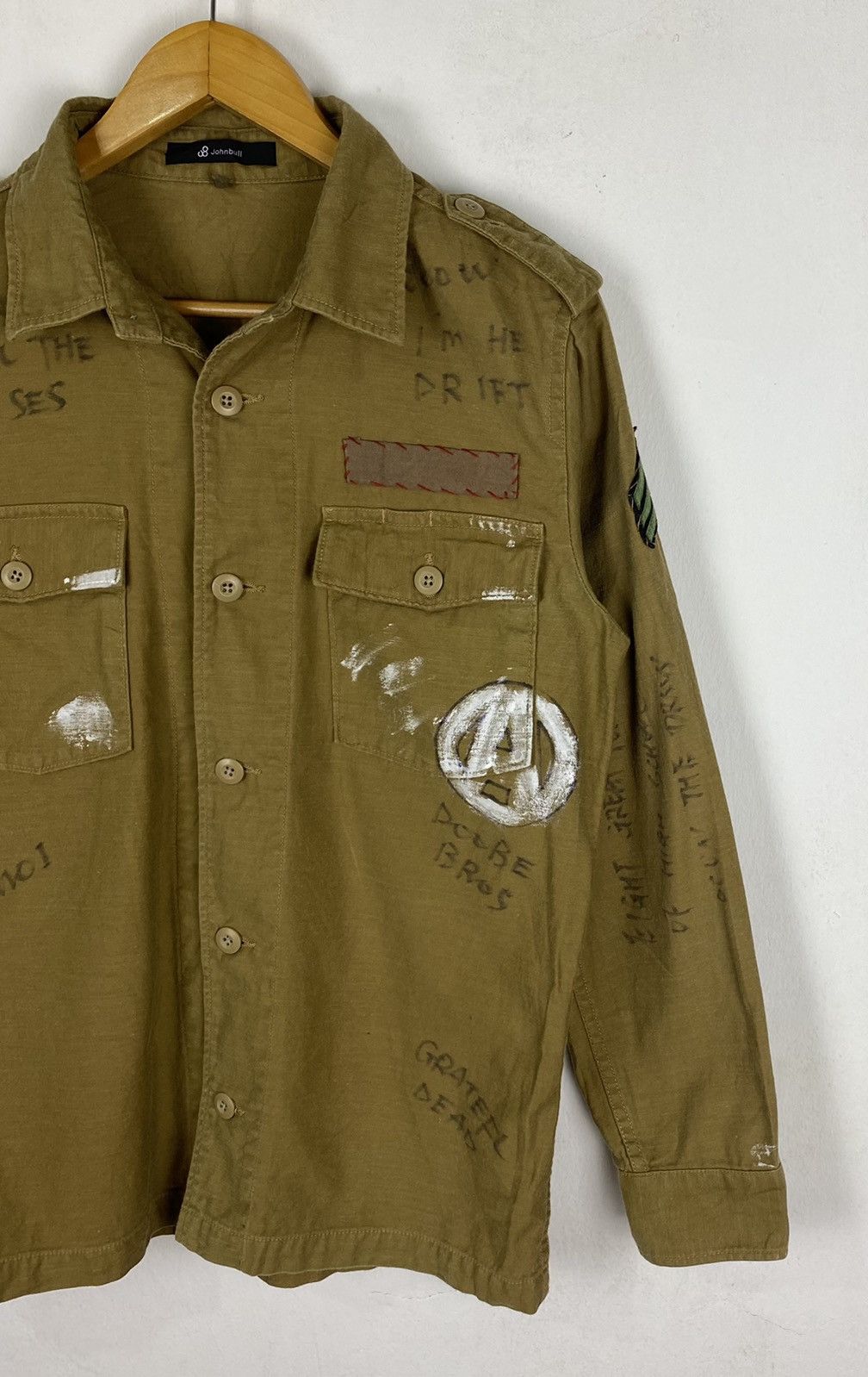 Japanese Brand × Johnbull John Bull Button Ups Long Sleeve World War II Design Shirt Size US L / EU 52-54 / 3 - 3 Thumbnail