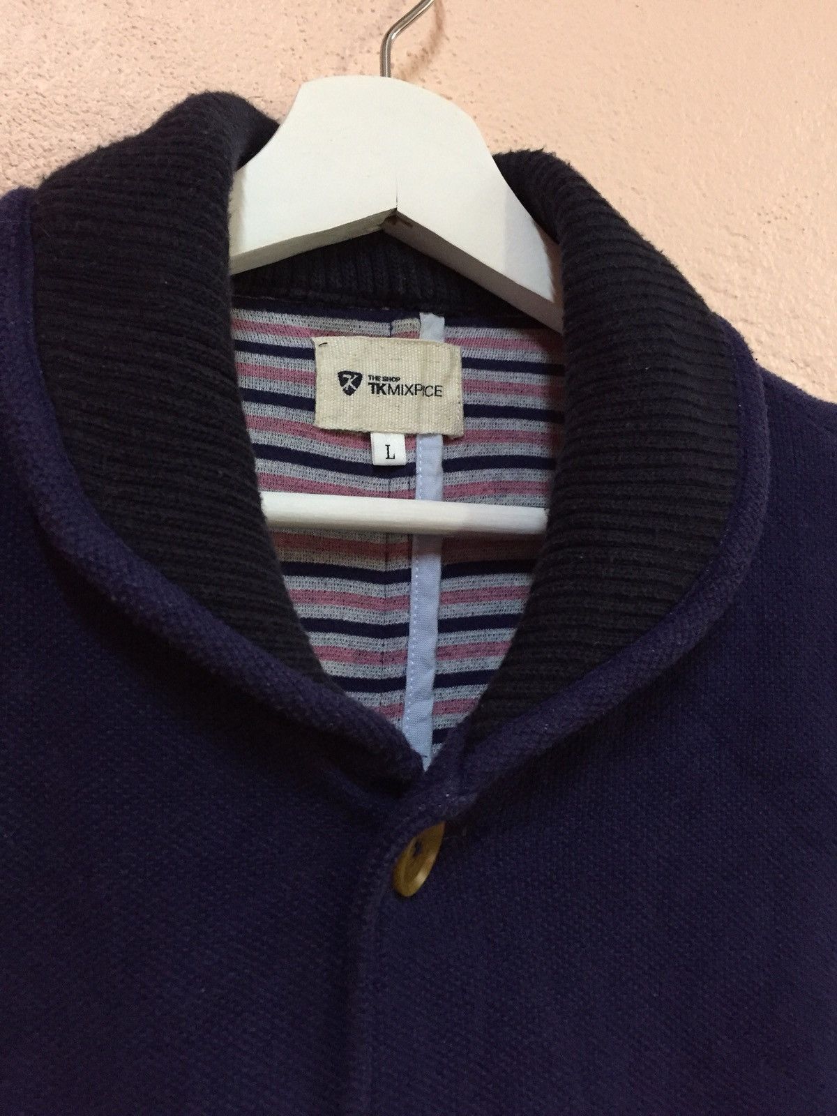 Takeo Kikuchi Takeo Kikuchi Coverall Jacket Shawl Collar Winter blue denim Size US M / EU 48-50 / 2 - 1 Thumbnail