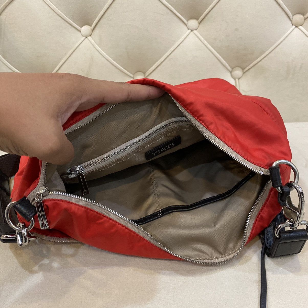 Japanese Brand × Y's × Yohji Yamamoto Y’saccs Yohji Yamamoto Tactical Pocket Crossbody Sling Bag Size ONE SIZE - 8 Thumbnail