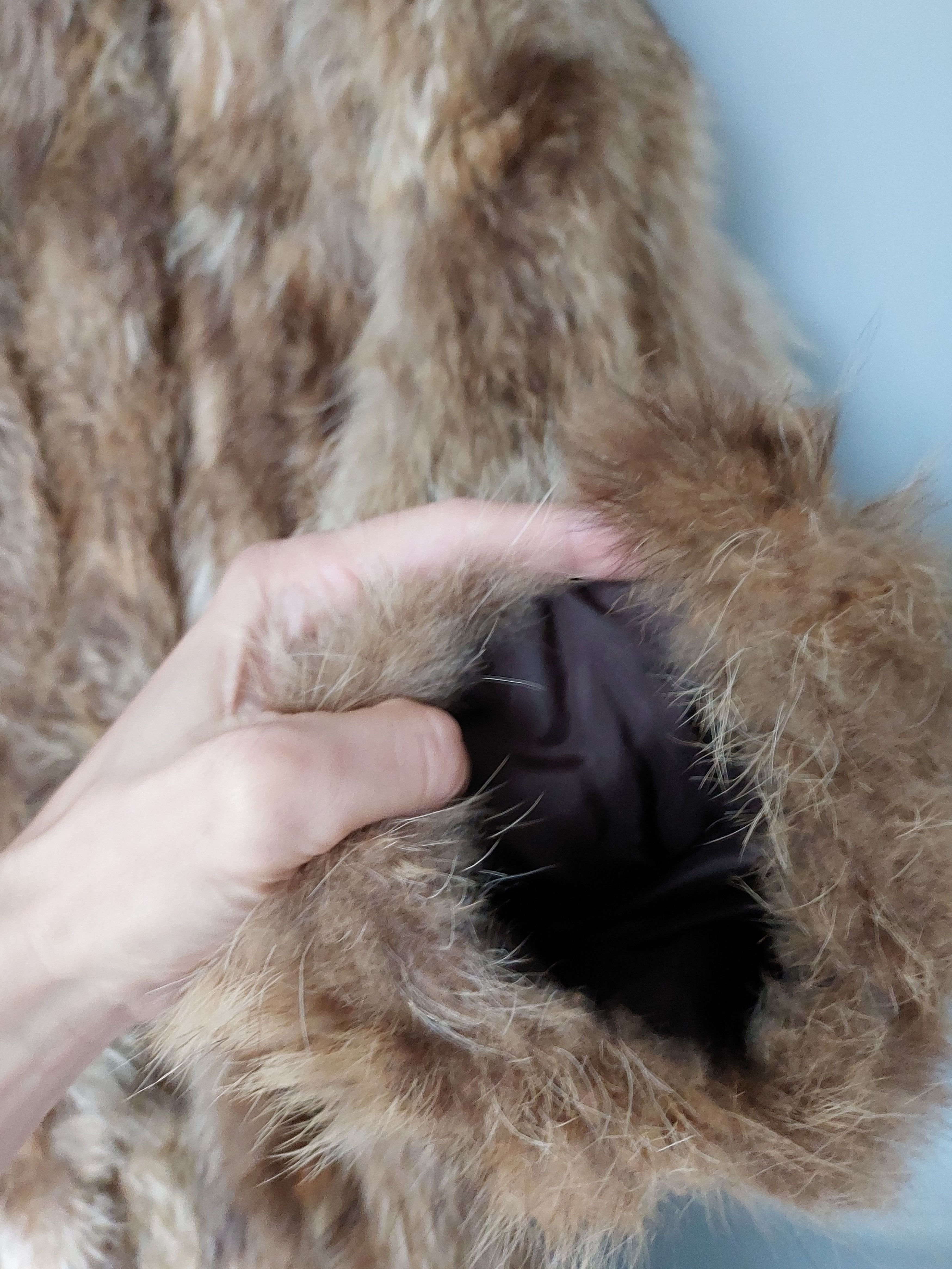 Vintage Russian vintage real raccoon fur coat jacket women size M/L Size L / US 10 / IT 46 - 5 Thumbnail