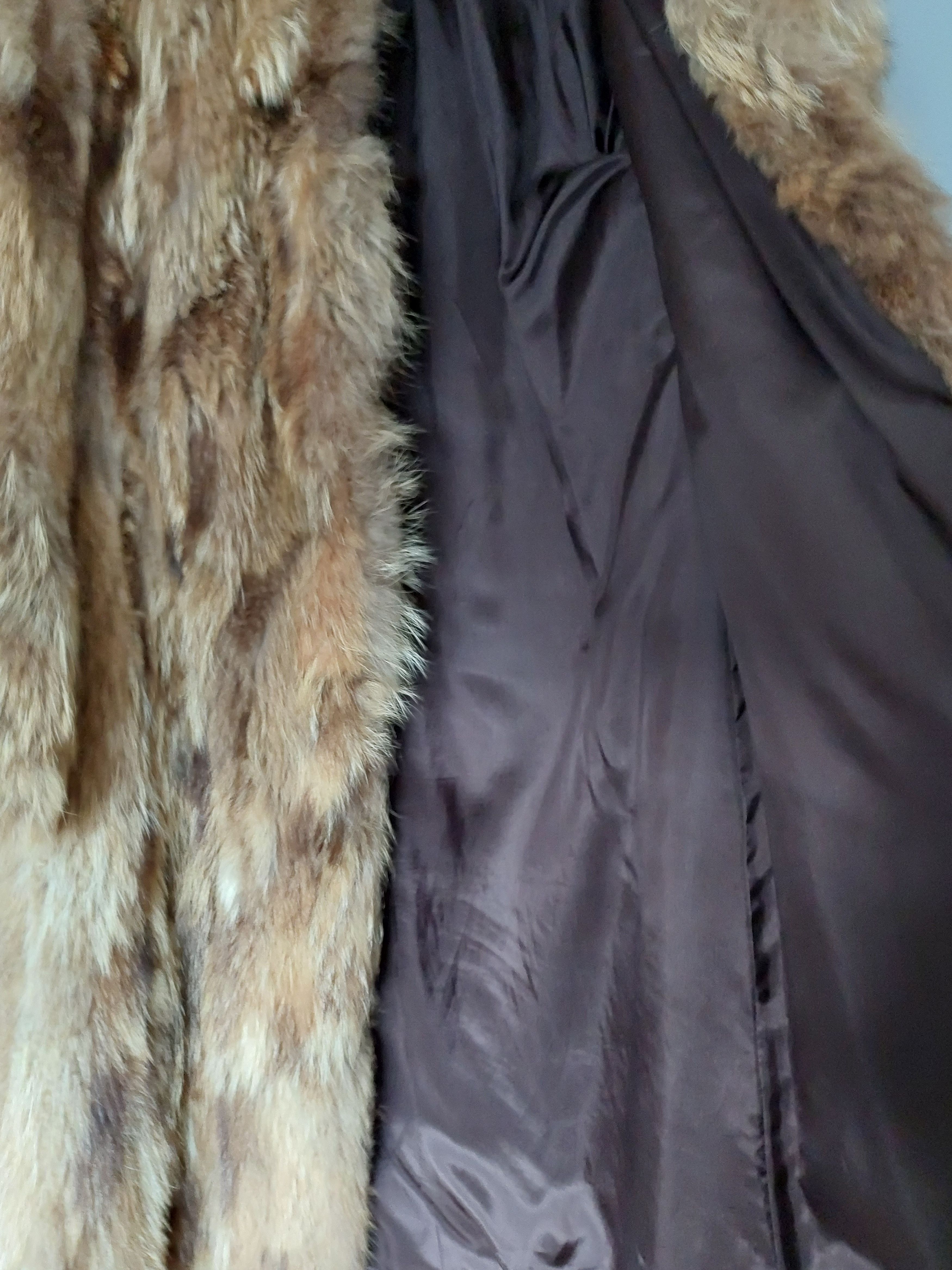 Vintage Russian vintage real raccoon fur coat jacket women size M/L Size L / US 10 / IT 46 - 7 Thumbnail