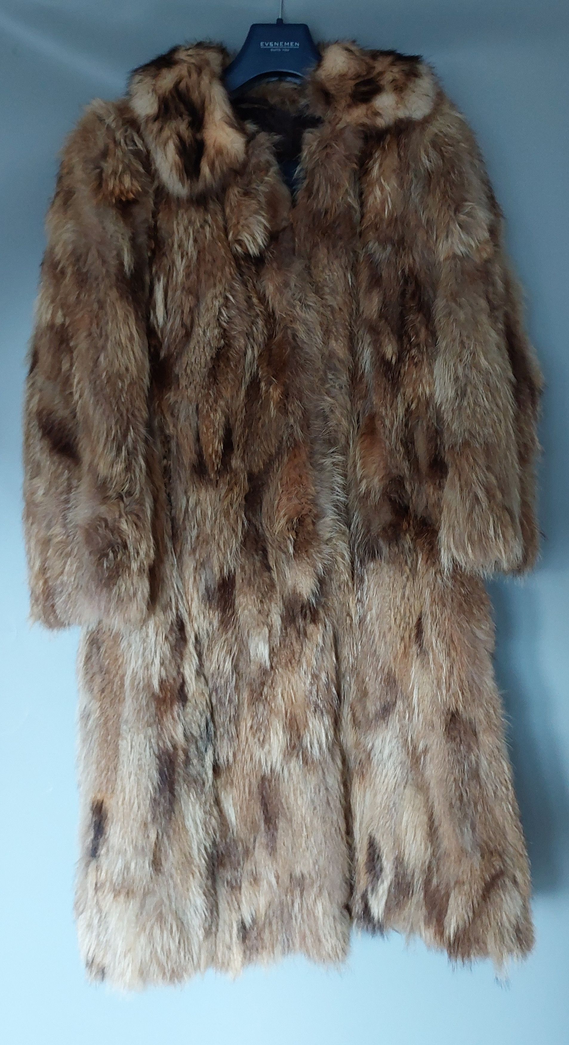 Vintage Russian vintage real raccoon fur coat jacket women size M/L Size L / US 10 / IT 46 - 1 Thumbnail