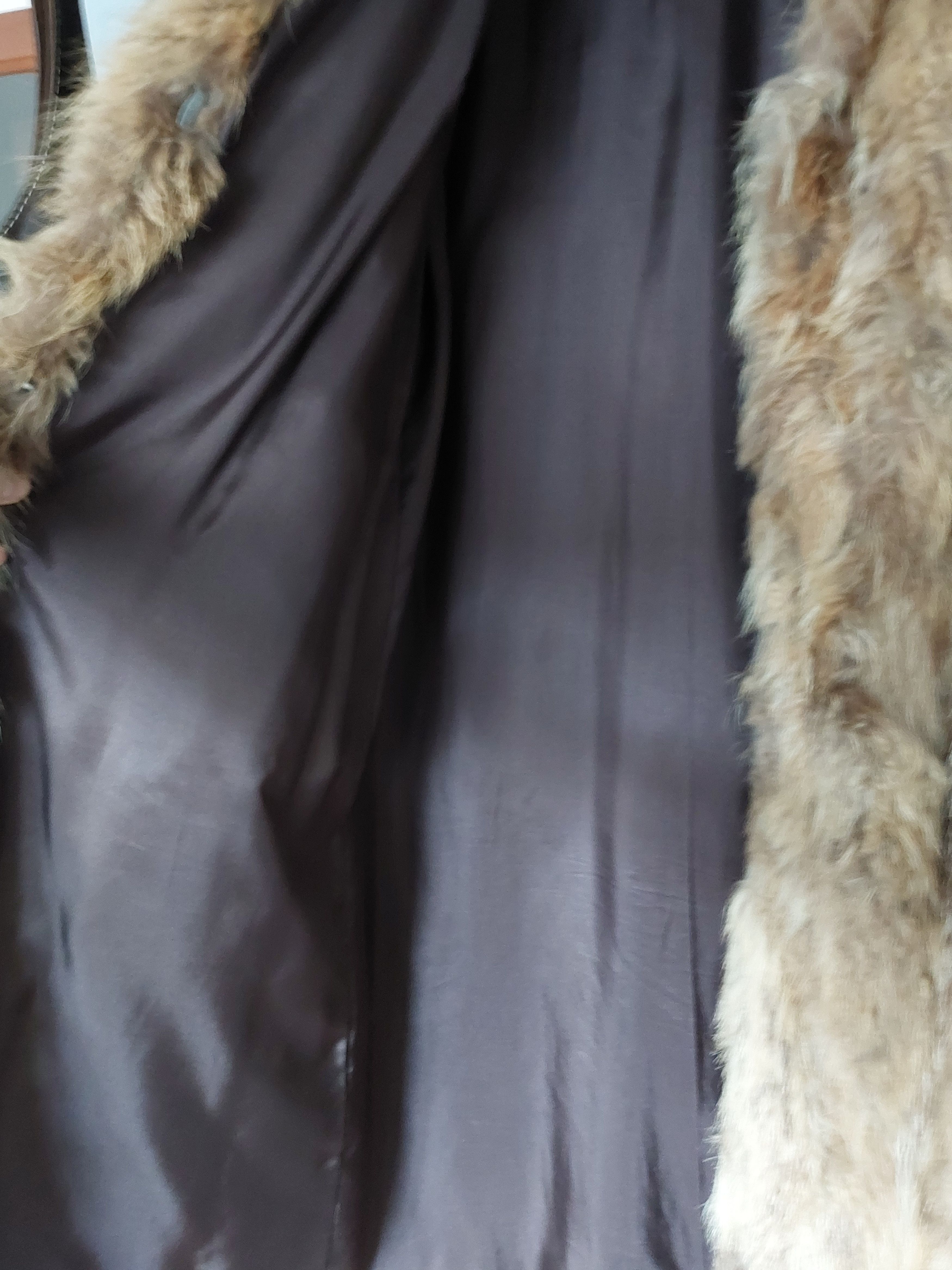 Vintage Russian vintage real raccoon fur coat jacket women size M/L Size L / US 10 / IT 46 - 6 Thumbnail