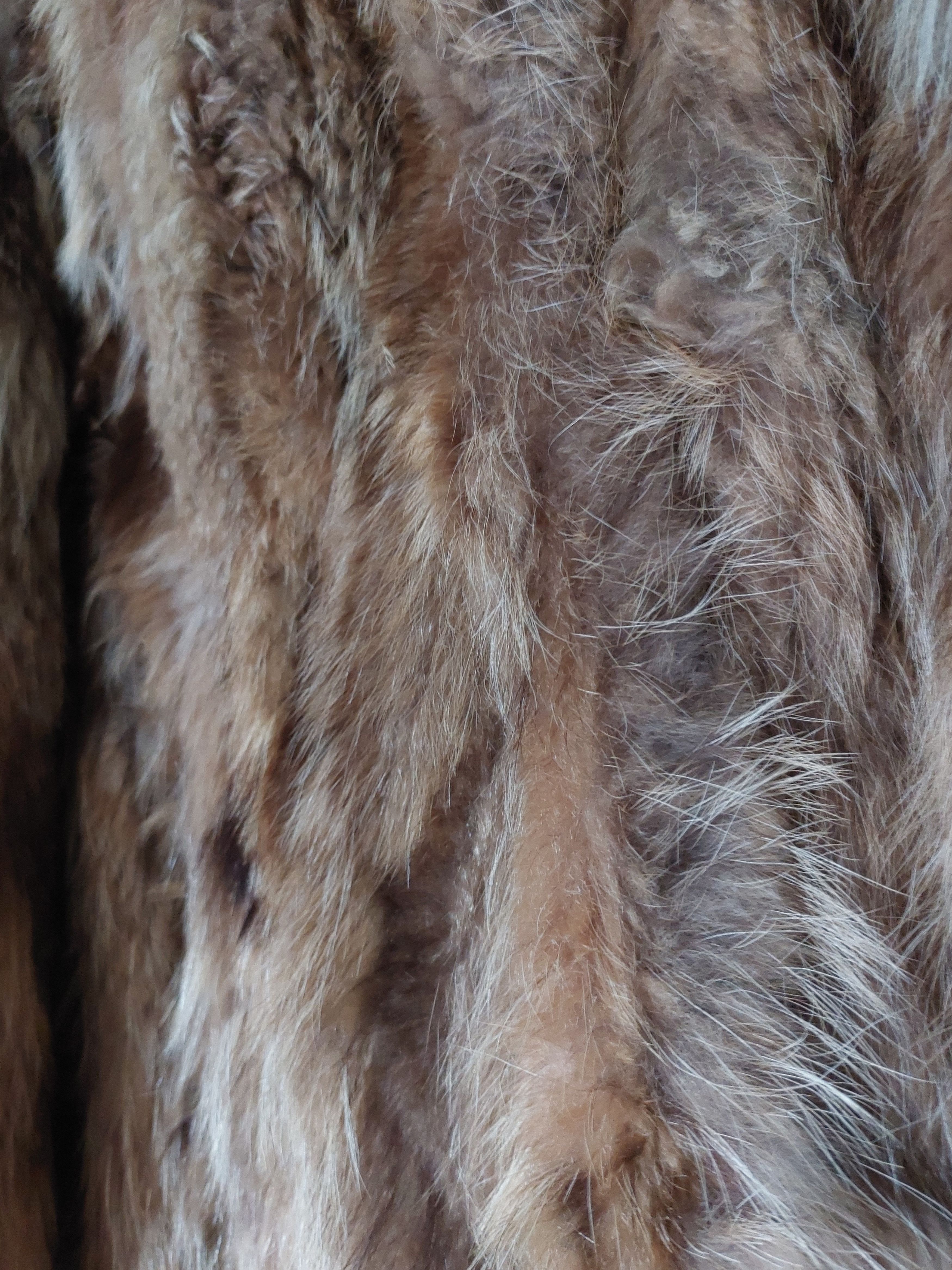 Vintage Russian vintage real raccoon fur coat jacket women size M/L Size L / US 10 / IT 46 - 2 Thumbnail