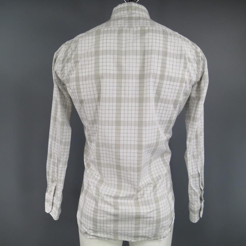 Thom Browne Long Sleeve Plaid Pattern Shirt Size US XL / EU 56 / 4 - 5 Thumbnail