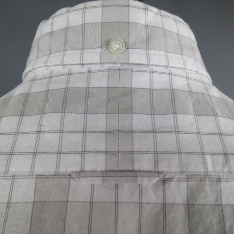 Thom Browne Long Sleeve Plaid Pattern Shirt Size US XL / EU 56 / 4 - 6 Thumbnail
