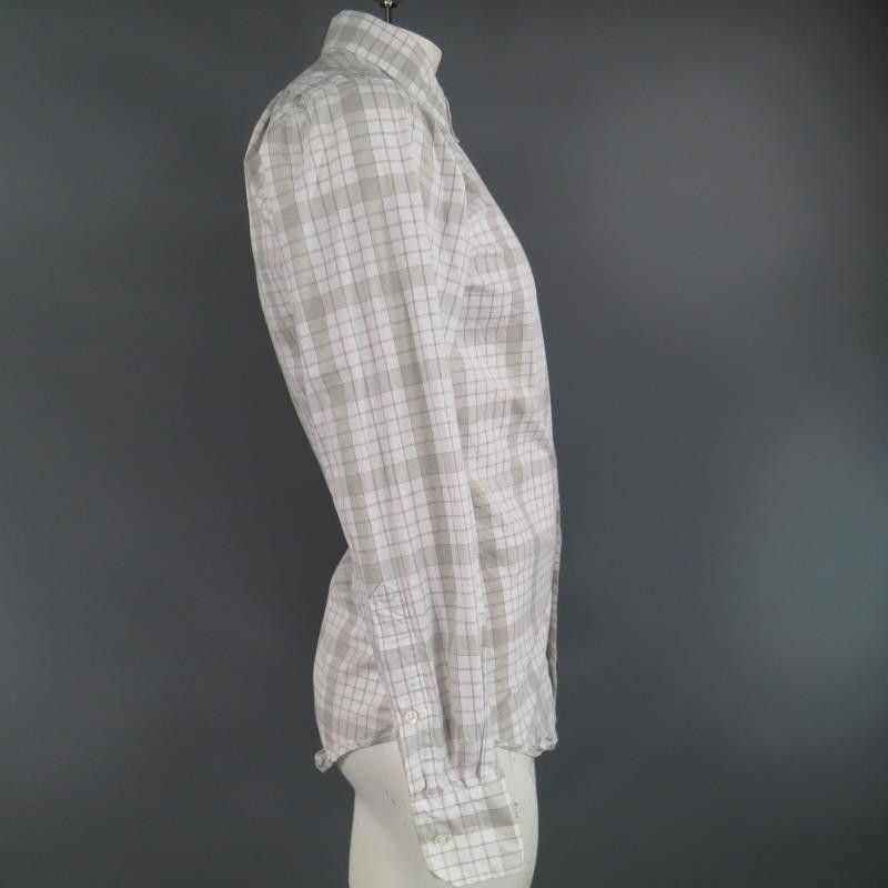 Thom Browne Long Sleeve Plaid Pattern Shirt Size US XL / EU 56 / 4 - 4 Thumbnail