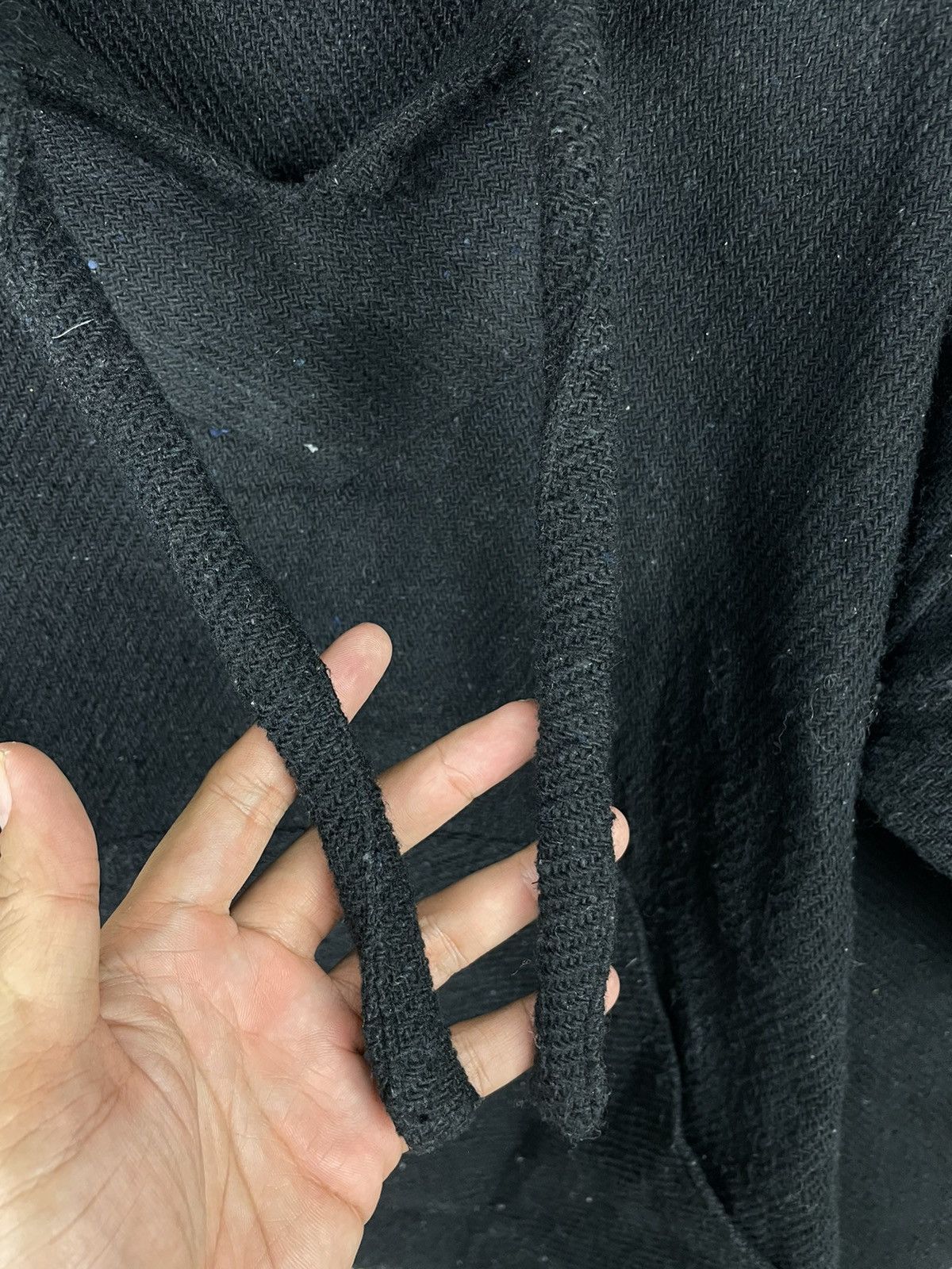 Mexicana × Native × Vintage Vintage 90s Baja Rug Mexican Hoodie Black Molina Size US L / EU 52-54 / 3 - 5 Thumbnail