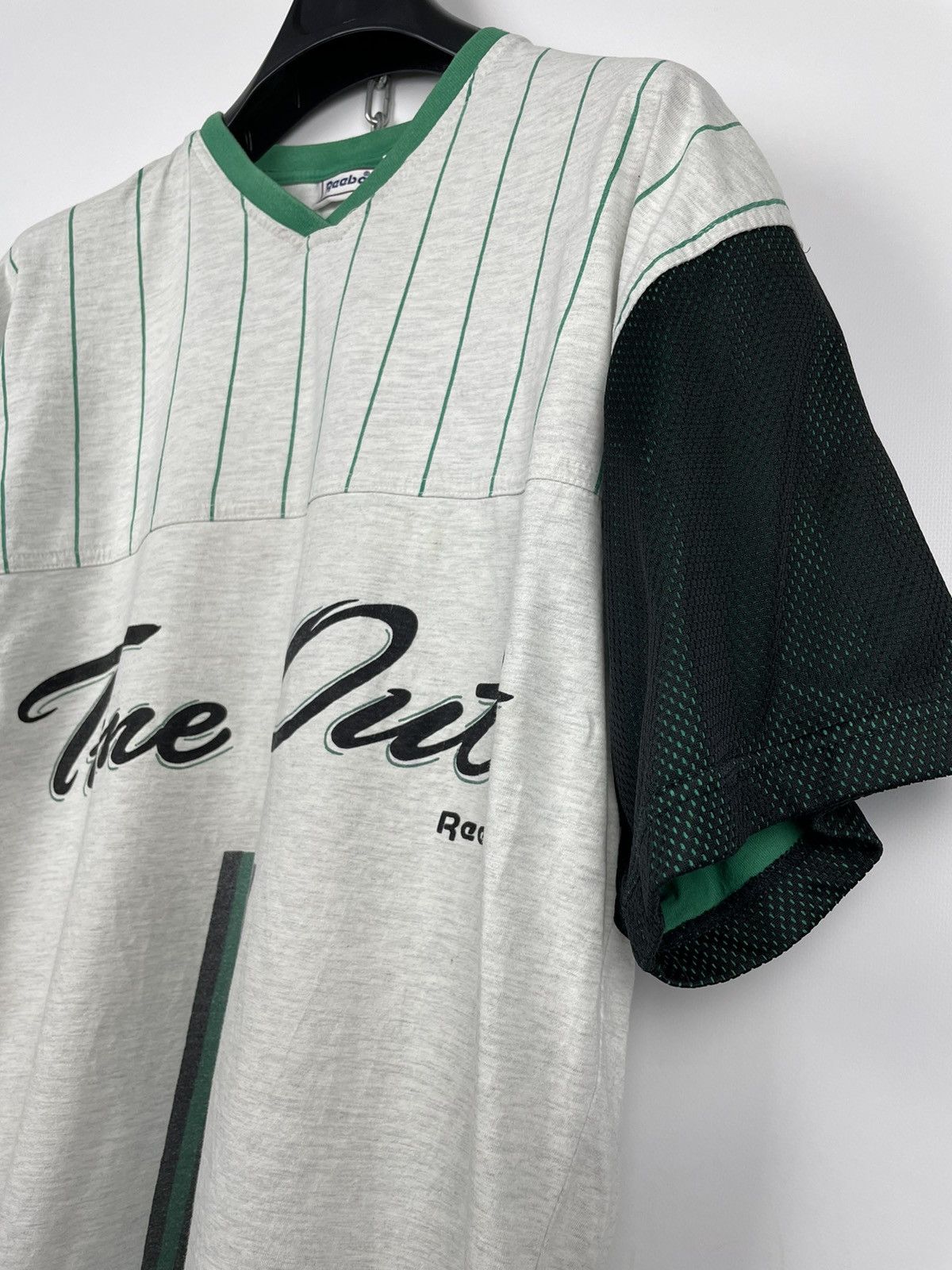 Reebok × Vintage Vintage 90s Reebok ‘Time Out’ T-Shirt Size US L / EU 52-54 / 3 - 4 Thumbnail