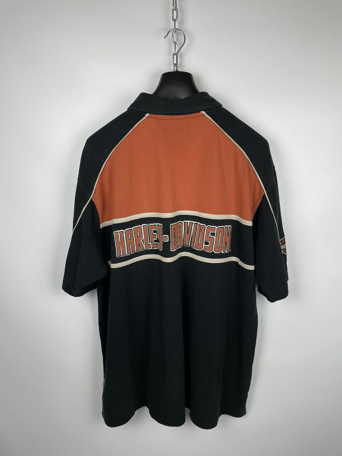 Harley Davidson × Vintage Vintage 2010 Harley-Davidson Polo T-Shirt Size US XL / EU 56 / 4 - 5 Thumbnail