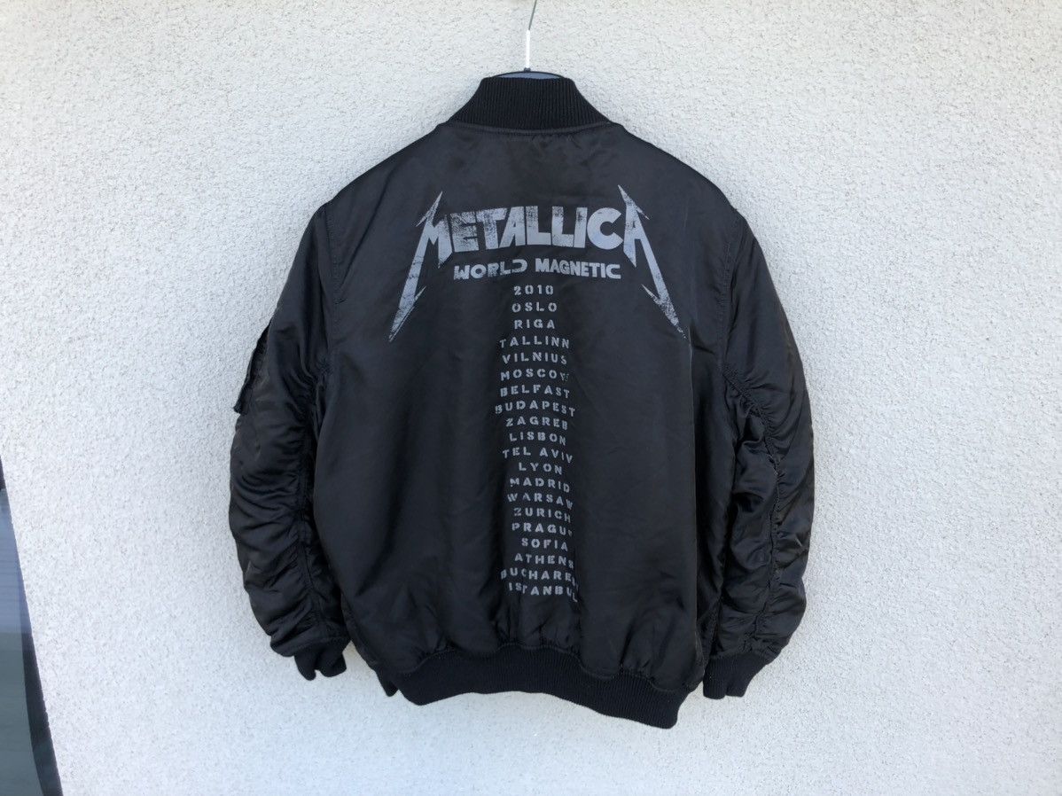 Band Tees × Bomber Jacket × Metallica Metallica World Magnetic 