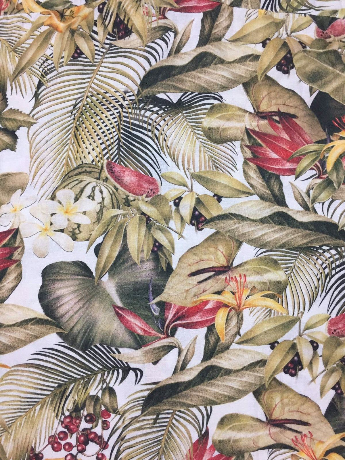 AMI Ami Alexandre Mattiussi Tropical Flora Print Shirt Size US M / EU 48-50 / 2 - 11 Thumbnail