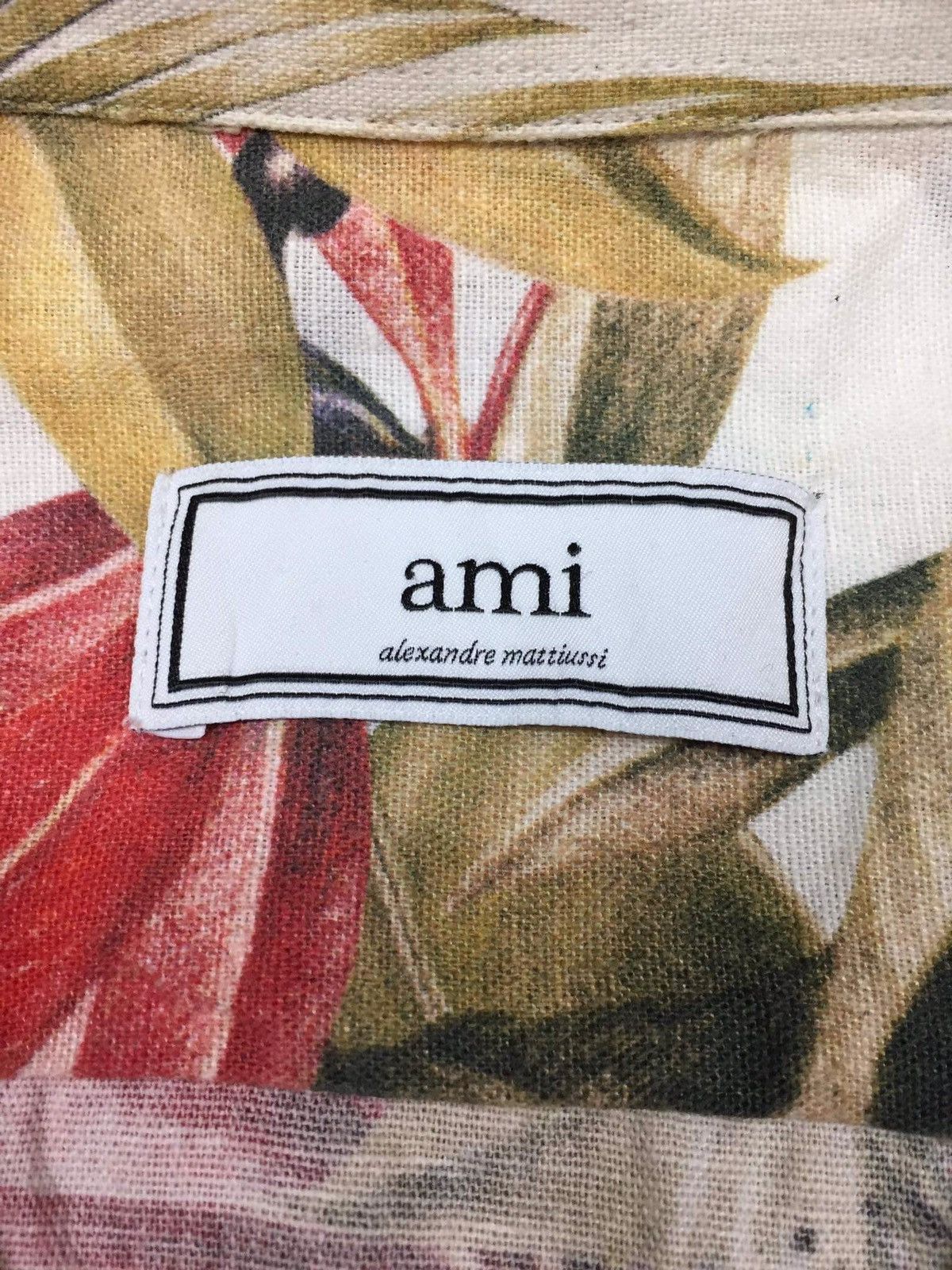 AMI Ami Alexandre Mattiussi Tropical Flora Print Shirt Size US M / EU 48-50 / 2 - 4 Thumbnail