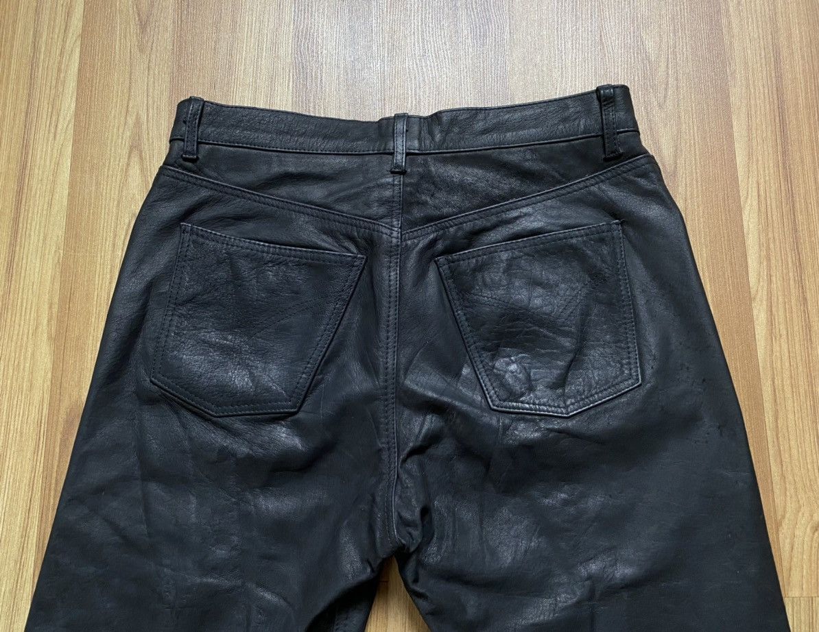 Genuine Leather Vintage Leather Pants Motorcycle Trousers Y2K Belstaff Size US 32 / EU 48 - 6 Thumbnail