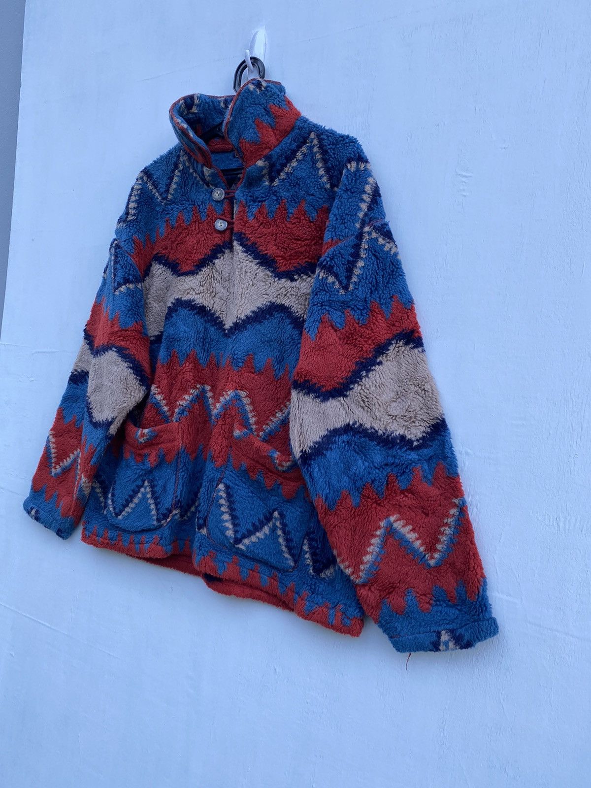 Polo Ralph Lauren GORPCORE RALPH LAUREN NAVAJO DESIGN SHERPA JACKET Size US M / EU 48-50 / 2 - 3 Thumbnail