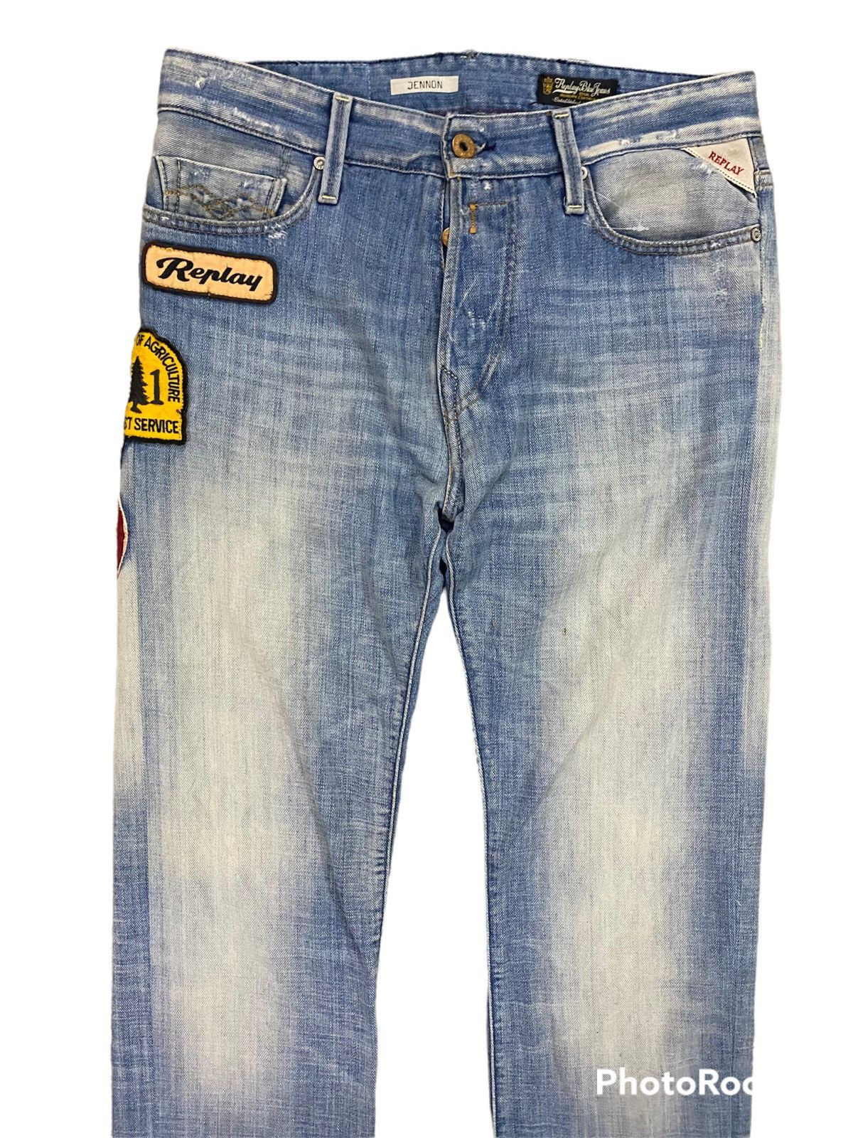 Replay 💥Replay Patches Denim Size US 29 - 7 Thumbnail