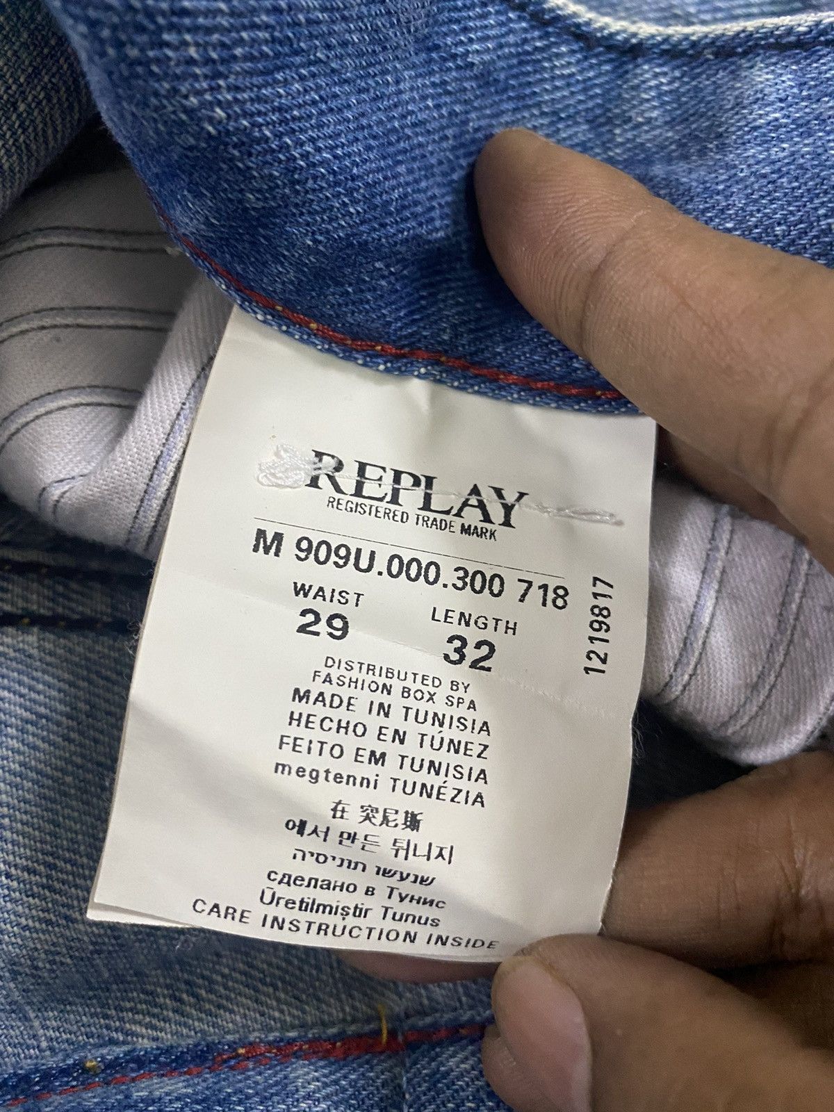 Replay 💥Replay Patches Denim Size US 29 - 11 Thumbnail