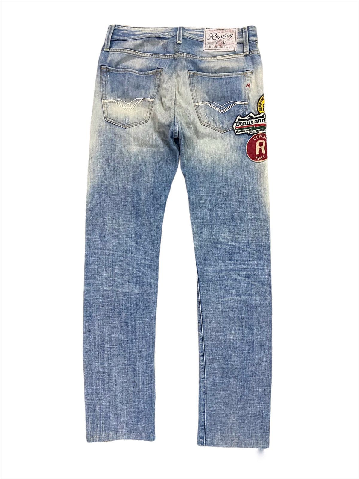 Replay 💥Replay Patches Denim Size US 29 - 1 Thumbnail