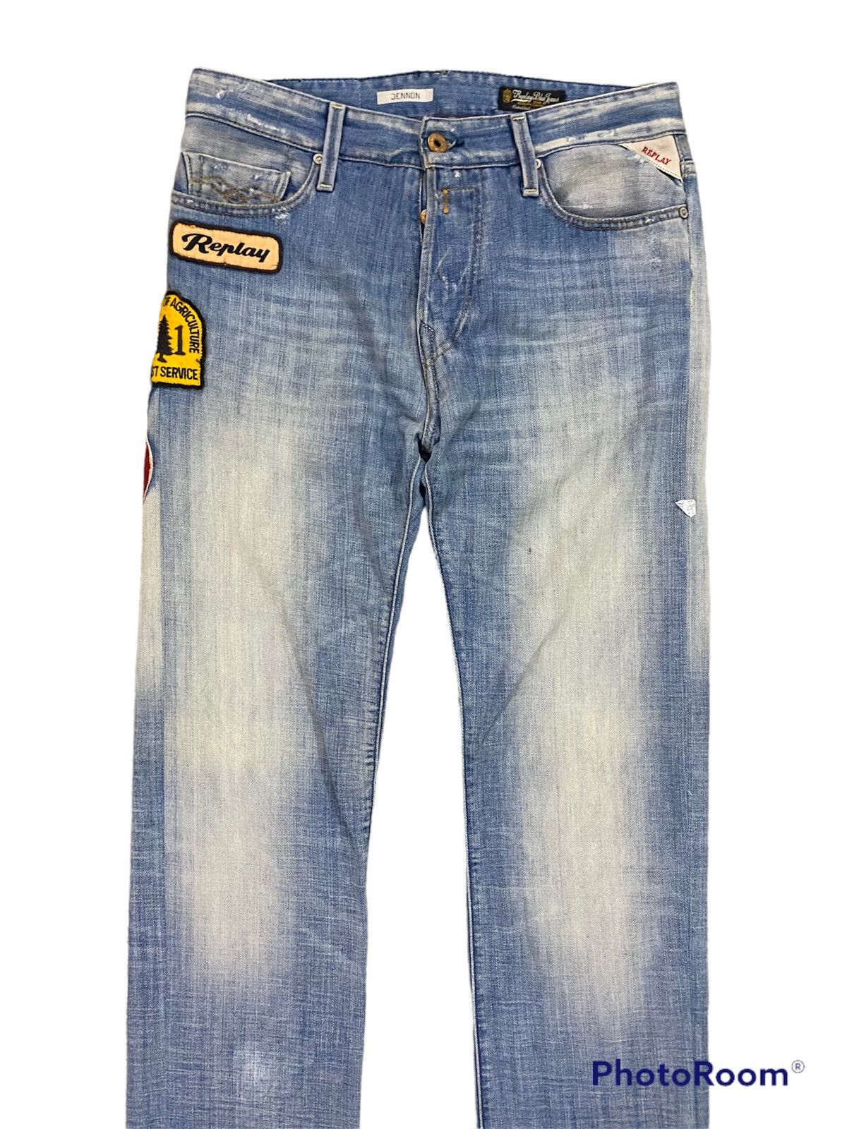 Replay 💥Replay Patches Denim Size US 29 - 4 Thumbnail