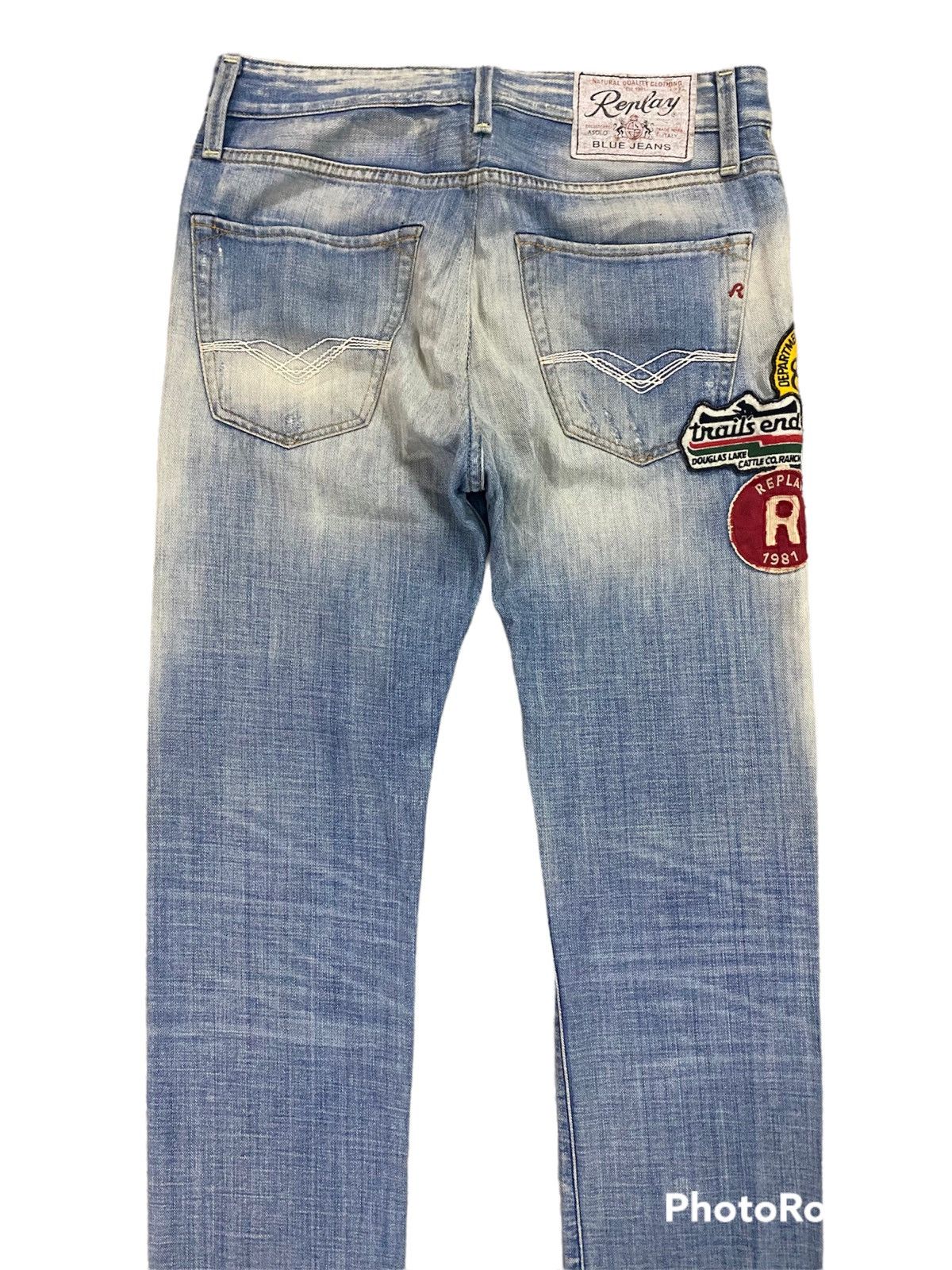 Replay 💥Replay Patches Denim Size US 29 - 5 Thumbnail