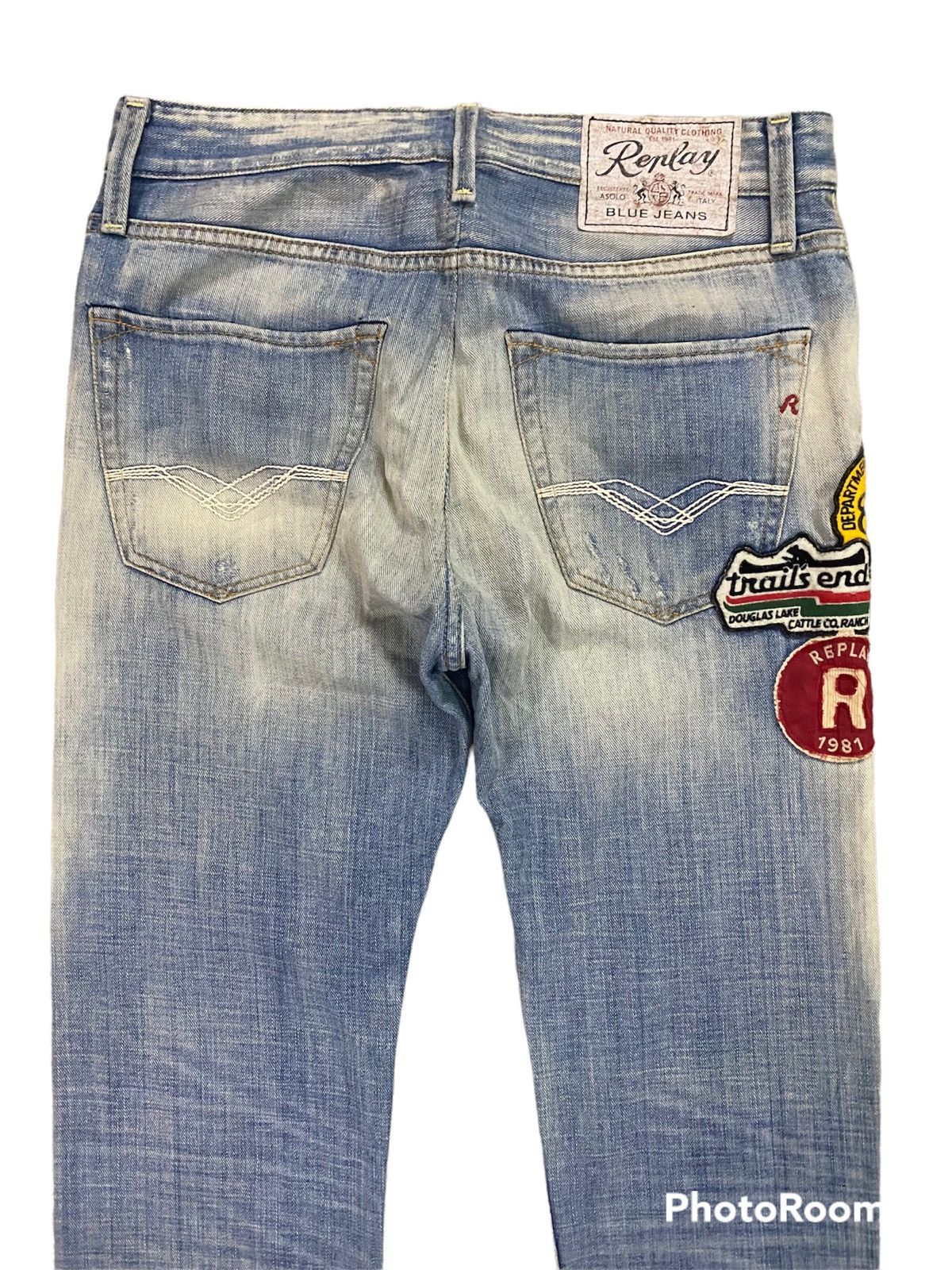 Replay 💥Replay Patches Denim Size US 29 - 6 Thumbnail
