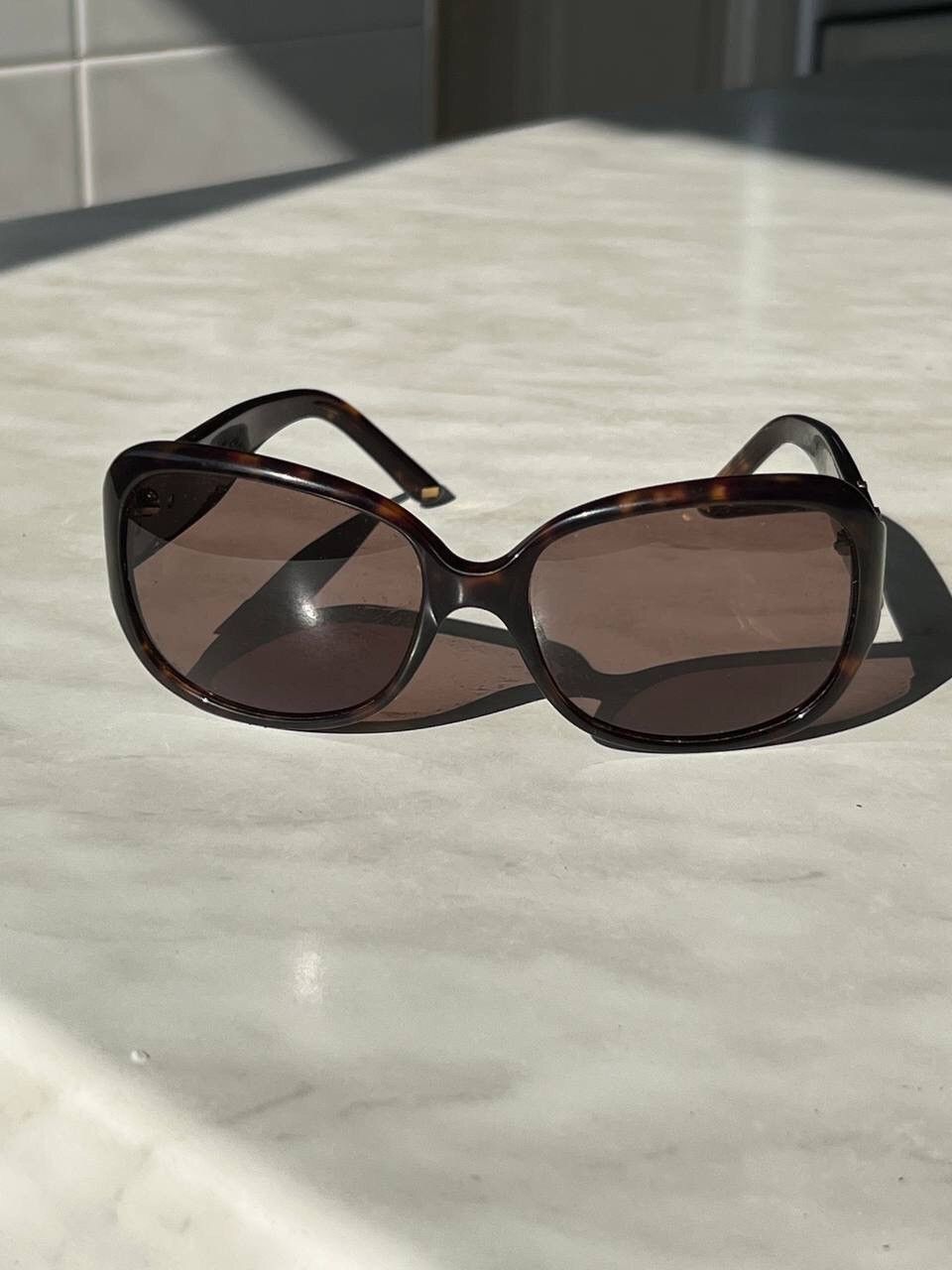 Max Mara × Vintage Max Mara vintage sunglasses brown frame mask Italy Size ONE SIZE - 4 Thumbnail