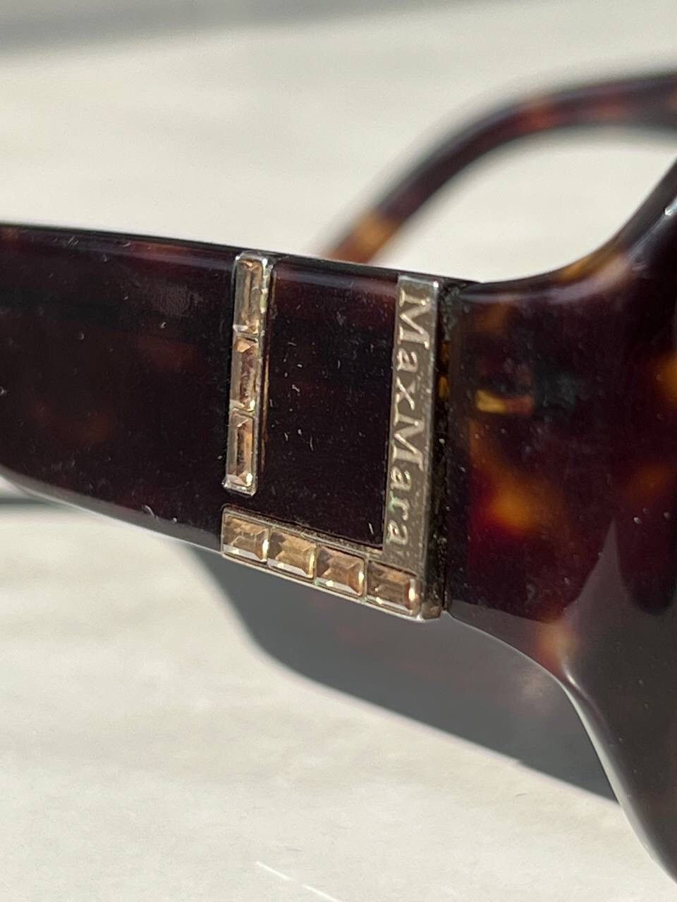 Max Mara × Vintage Max Mara vintage sunglasses brown frame mask Italy Size ONE SIZE - 7 Thumbnail