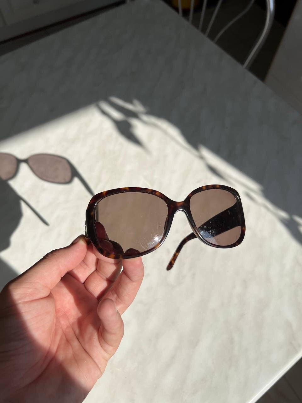 Max Mara × Vintage Max Mara vintage sunglasses brown frame mask Italy Size ONE SIZE - 12 Thumbnail