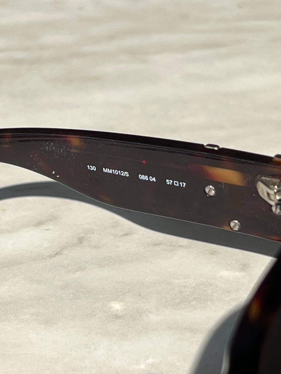 Max Mara × Vintage Max Mara vintage sunglasses brown frame mask Italy Size ONE SIZE - 5 Thumbnail