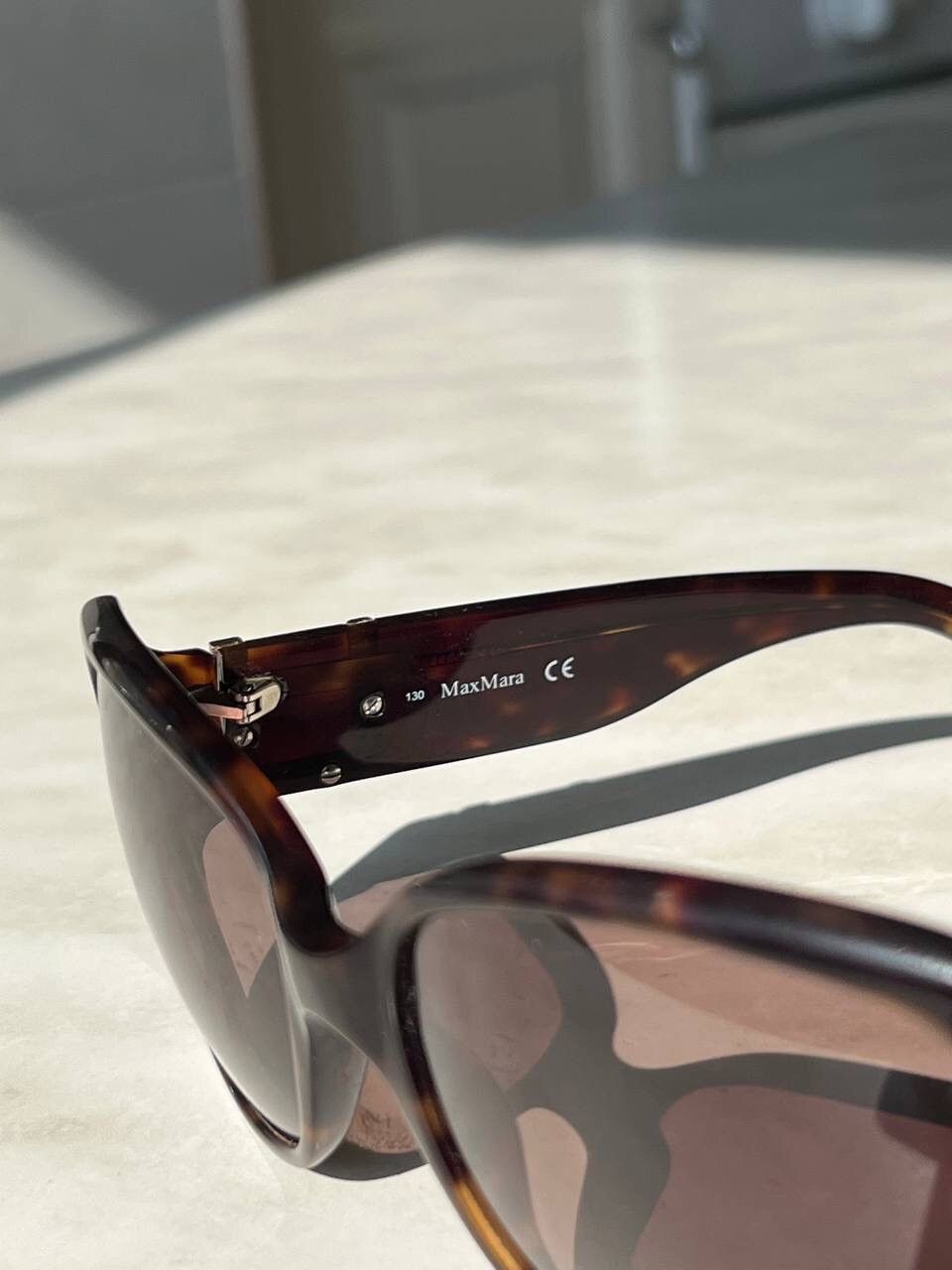 Max Mara × Vintage Max Mara vintage sunglasses brown frame mask Italy Size ONE SIZE - 3 Thumbnail