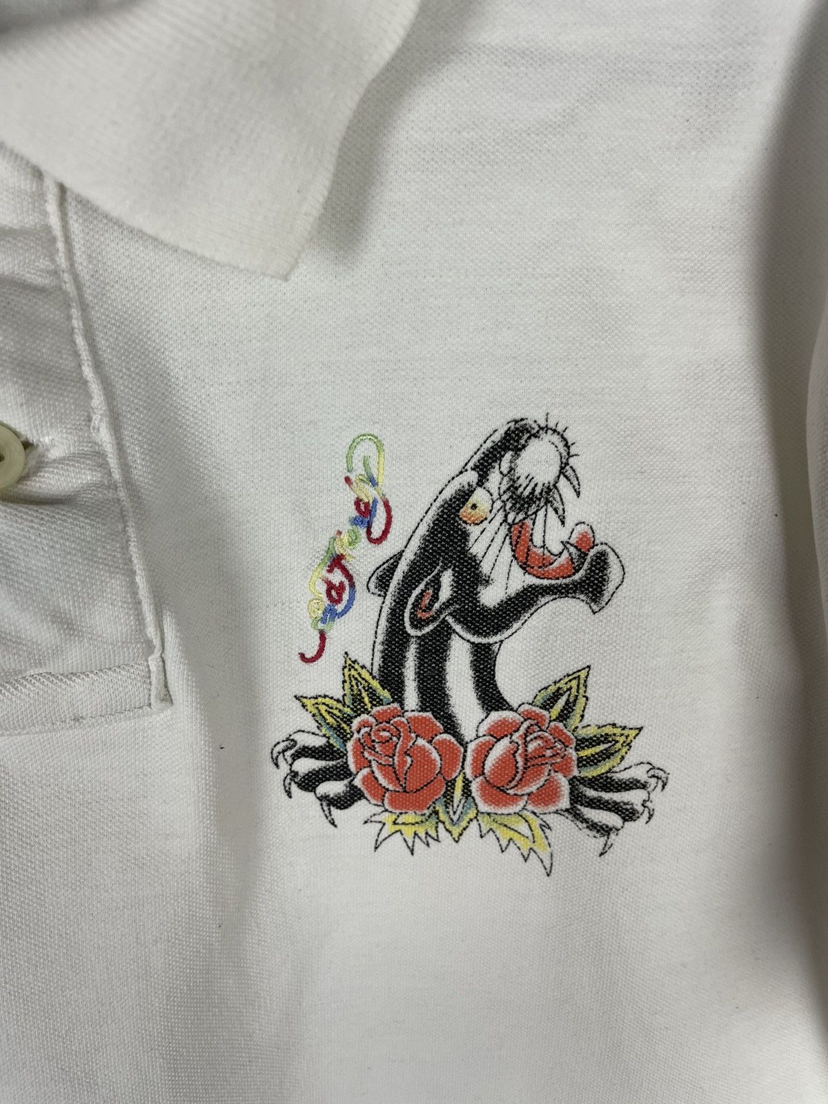Christian Audigier Ed Hardy by Christian Audigier big logo polo tee shirt Size US XL / EU 56 / 4 - 9 Thumbnail