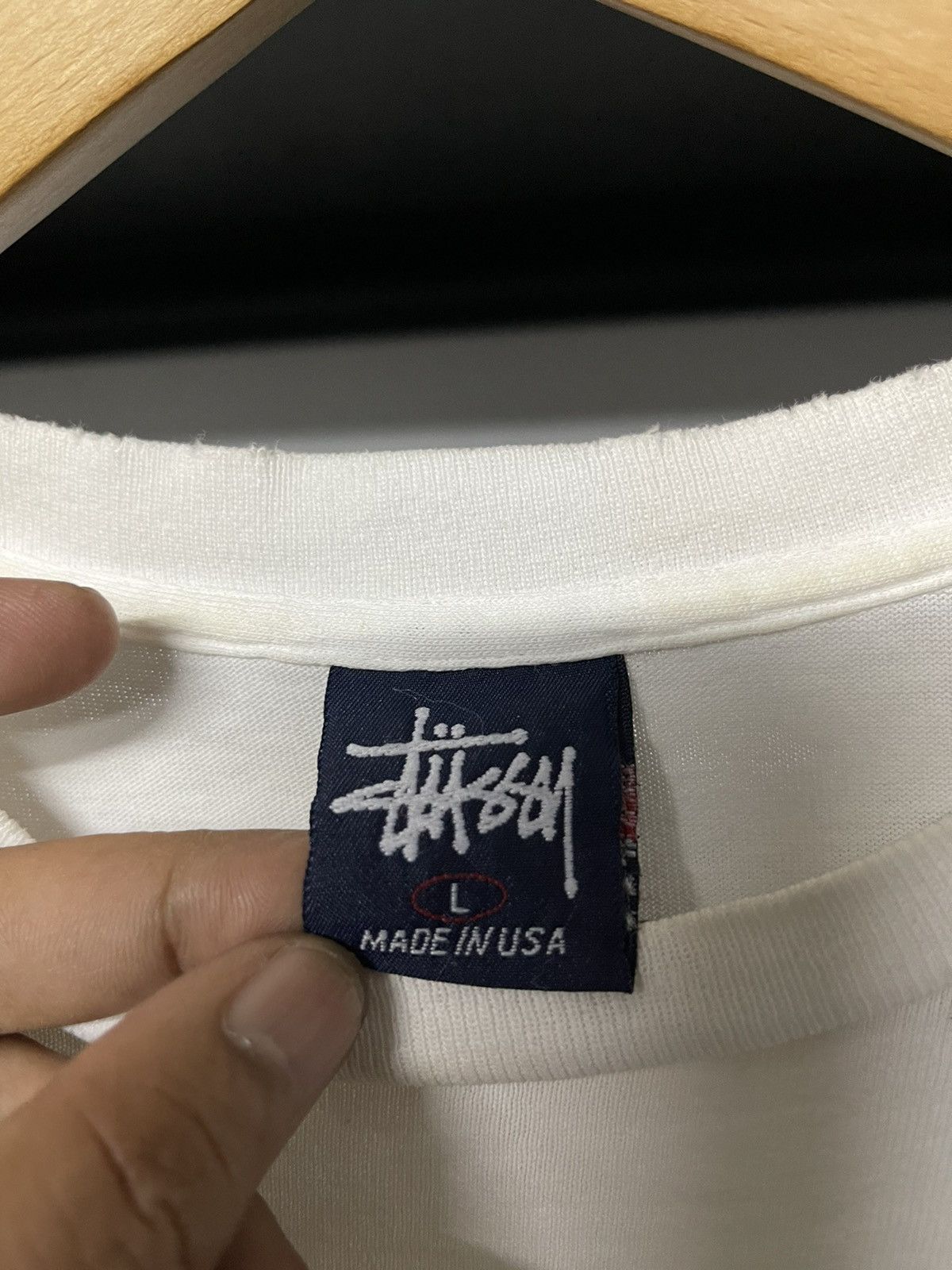 Stussy × Vintage Vintage Stussy 80 Faded Tees Size US L / EU 52-54 / 3 - 4 Thumbnail