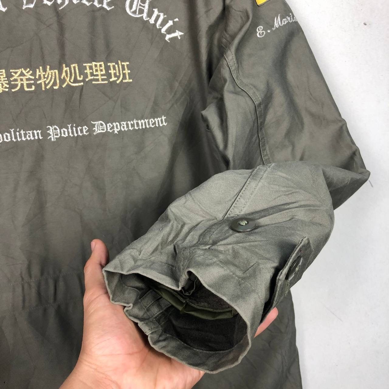 Vintage OG Vintage 80s Bomb Squad Special Unit Military Heavy Jacket Size US L / EU 52-54 / 3 - 9 Thumbnail