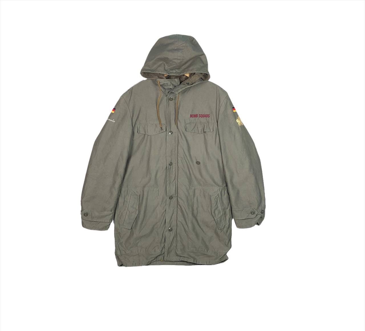 Vintage OG Vintage 80s Bomb Squad Special Unit Military Heavy Jacket Size US L / EU 52-54 / 3 - 2 Thumbnail