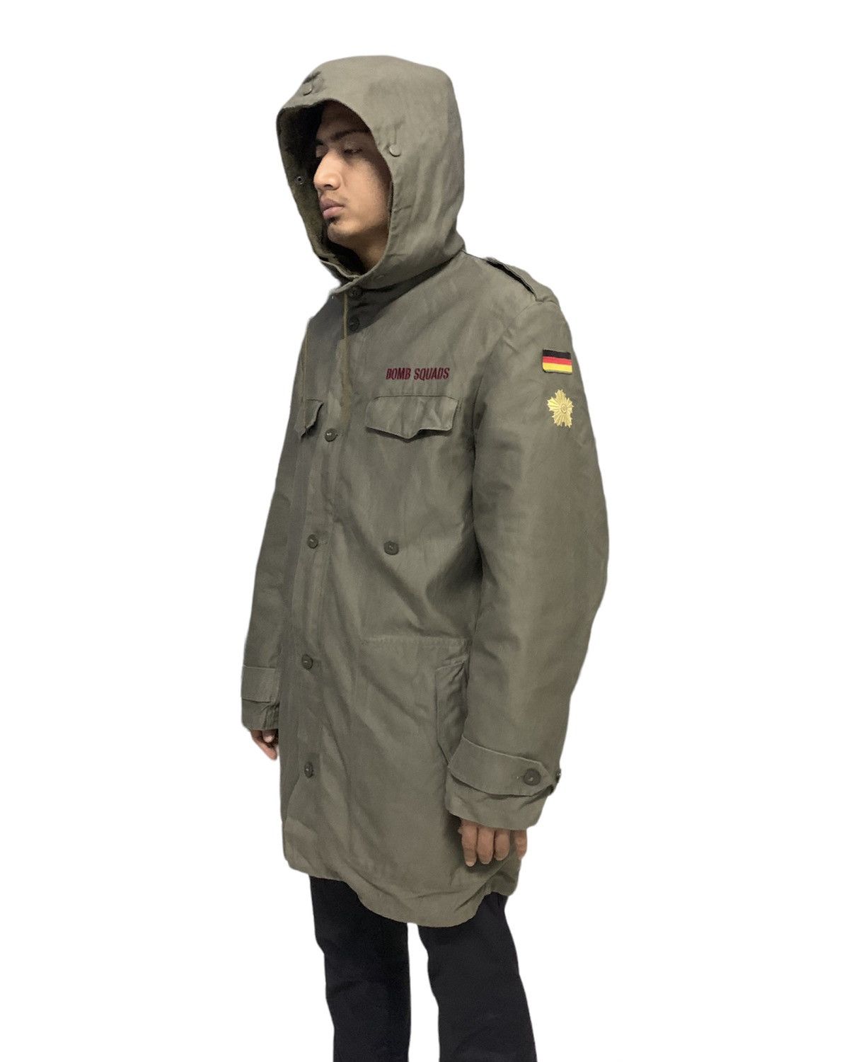 Vintage OG Vintage 80s Bomb Squad Special Unit Military Heavy Jacket Size US L / EU 52-54 / 3 - 13 Thumbnail