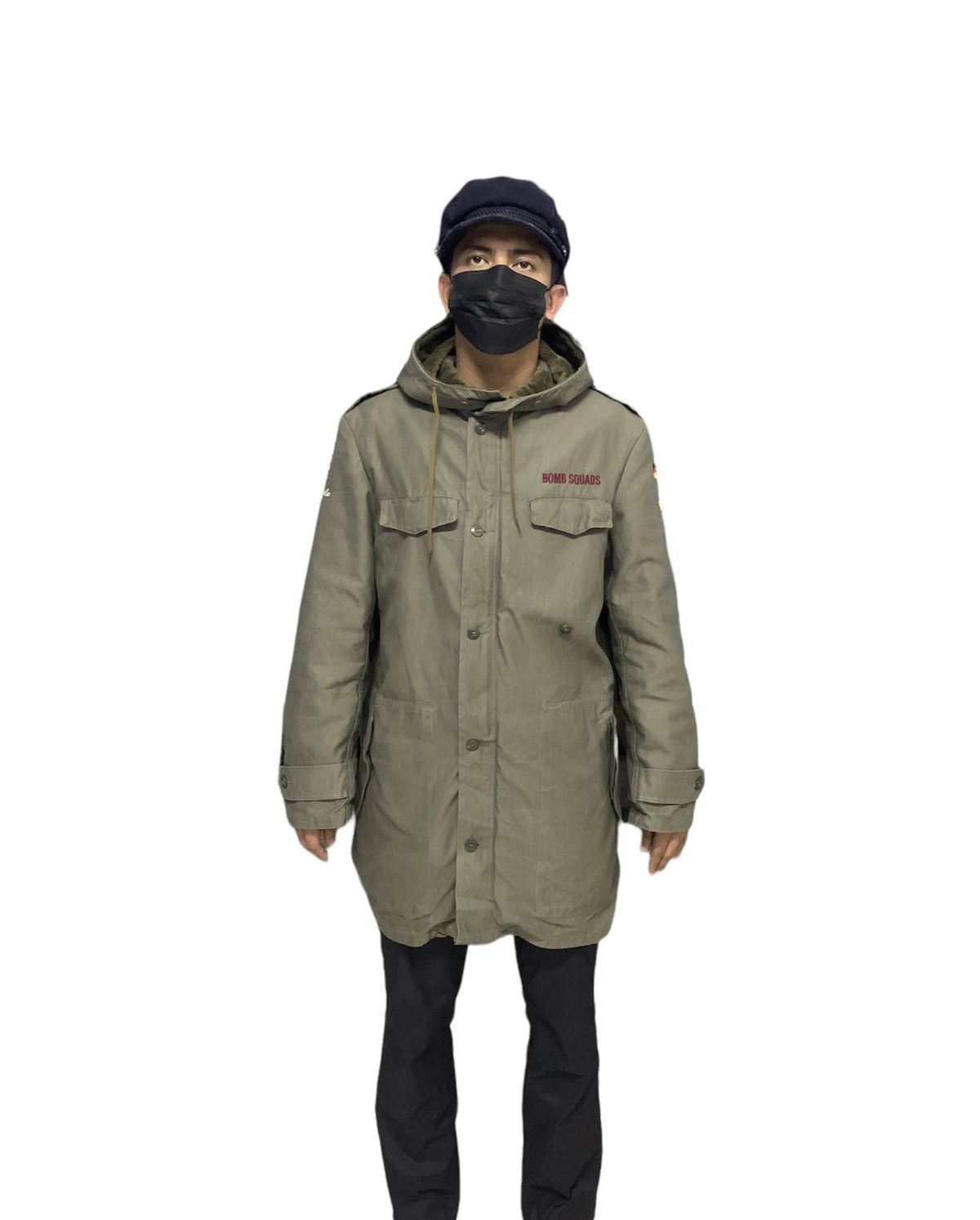 Vintage OG Vintage 80s Bomb Squad Special Unit Military Heavy Jacket Size US L / EU 52-54 / 3 - 14 Thumbnail