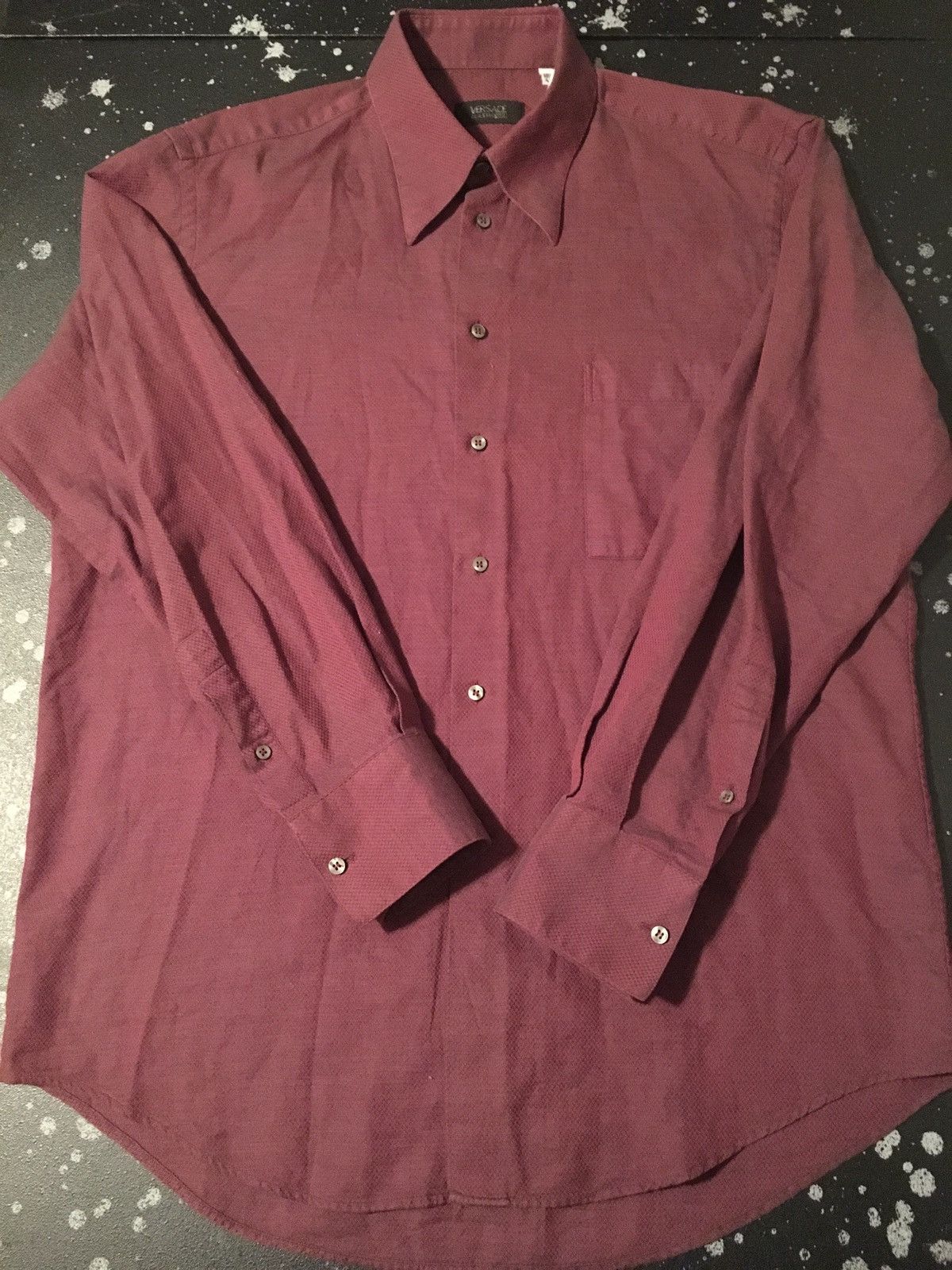 Versace × Vintage Versace V2 Long Sleeve Button Up Size US M / EU 48-50 / 2 - 2 Thumbnail
